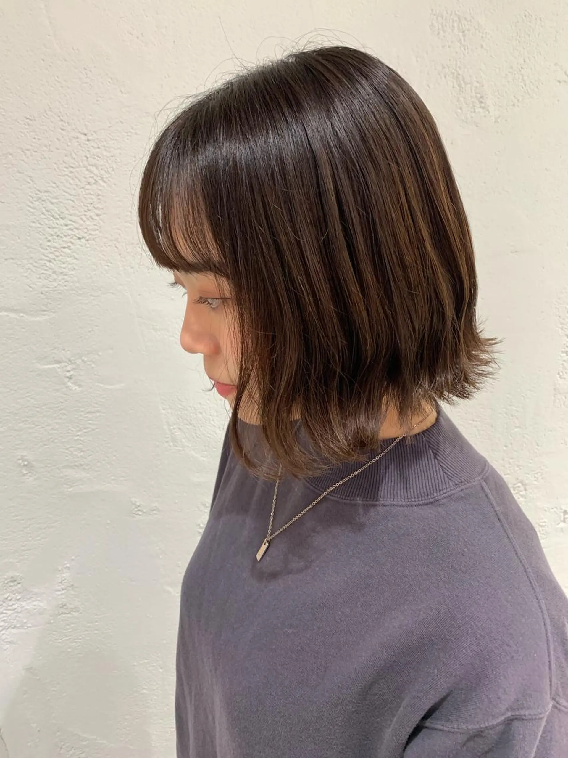 ミディアム ヘアアレンジ ボブ 🫧透明感カラー/ ボブ/小笠原汐海🪽のヘアスタイル