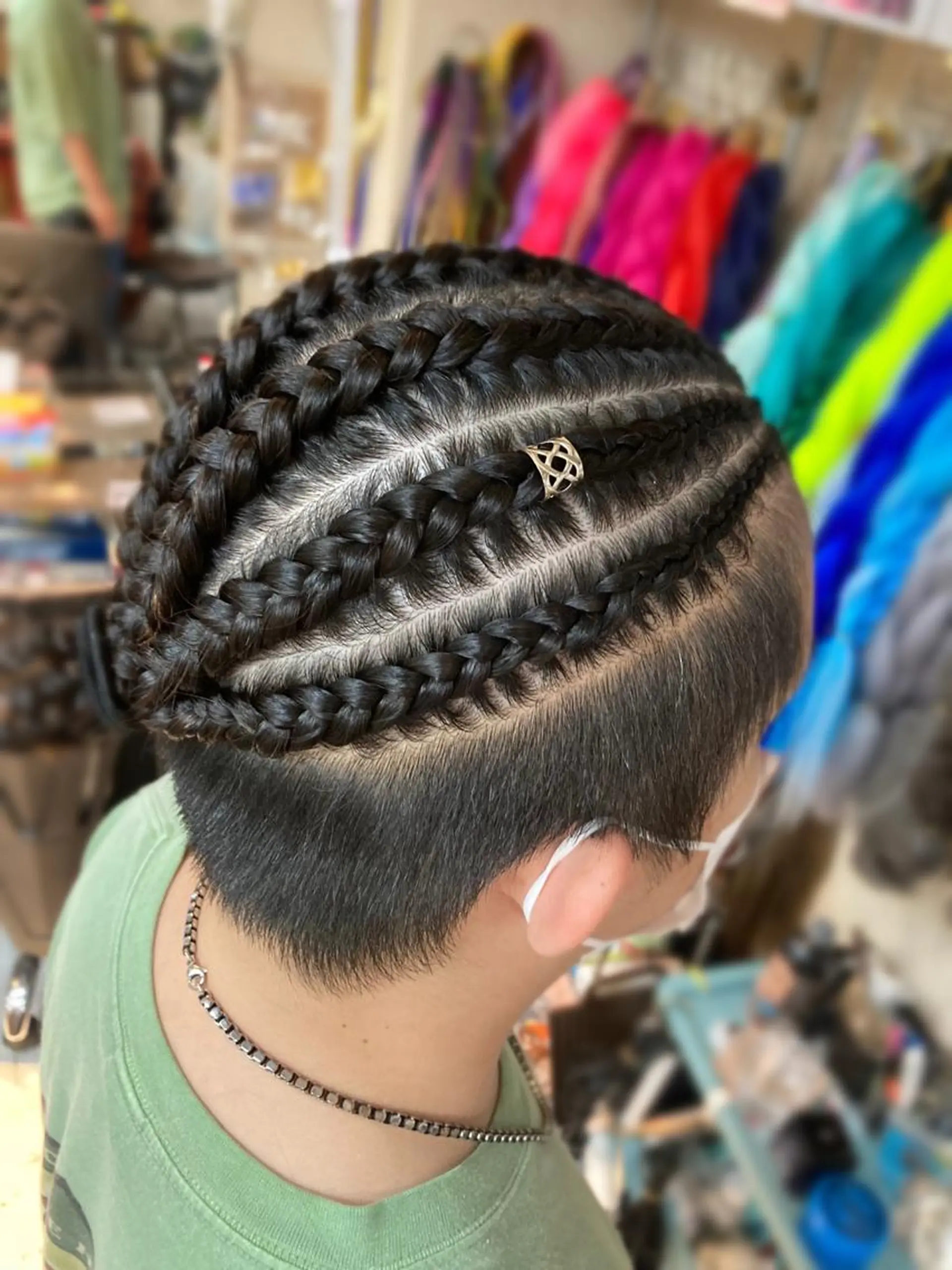 ミディアム エクステ 髪に魔法をかける🪄 💖💫編み込みヘアのヘアスタイル
