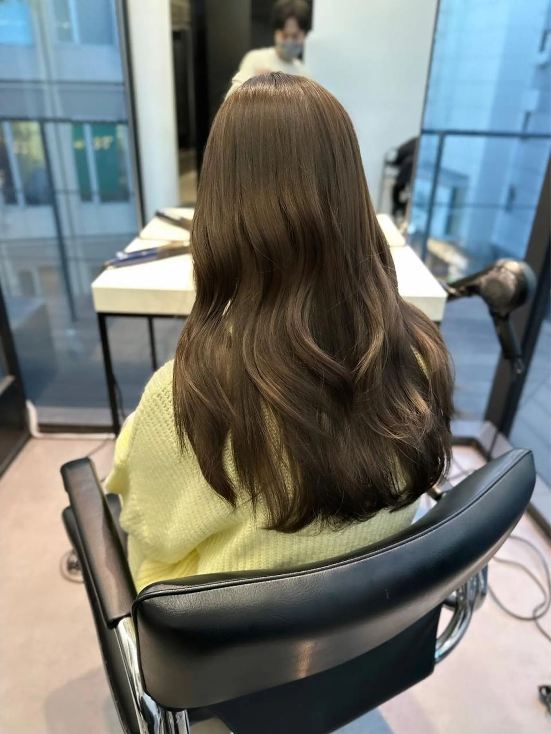 ミディアム カラー 韓国ヘア 店長NEGIのヘアスタイル