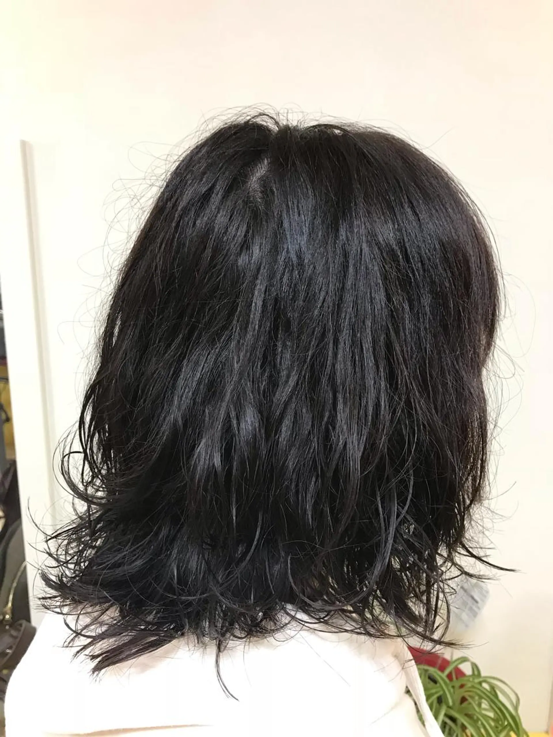 ミディアム カラー パーマ 横田 尚登のヘアスタイル