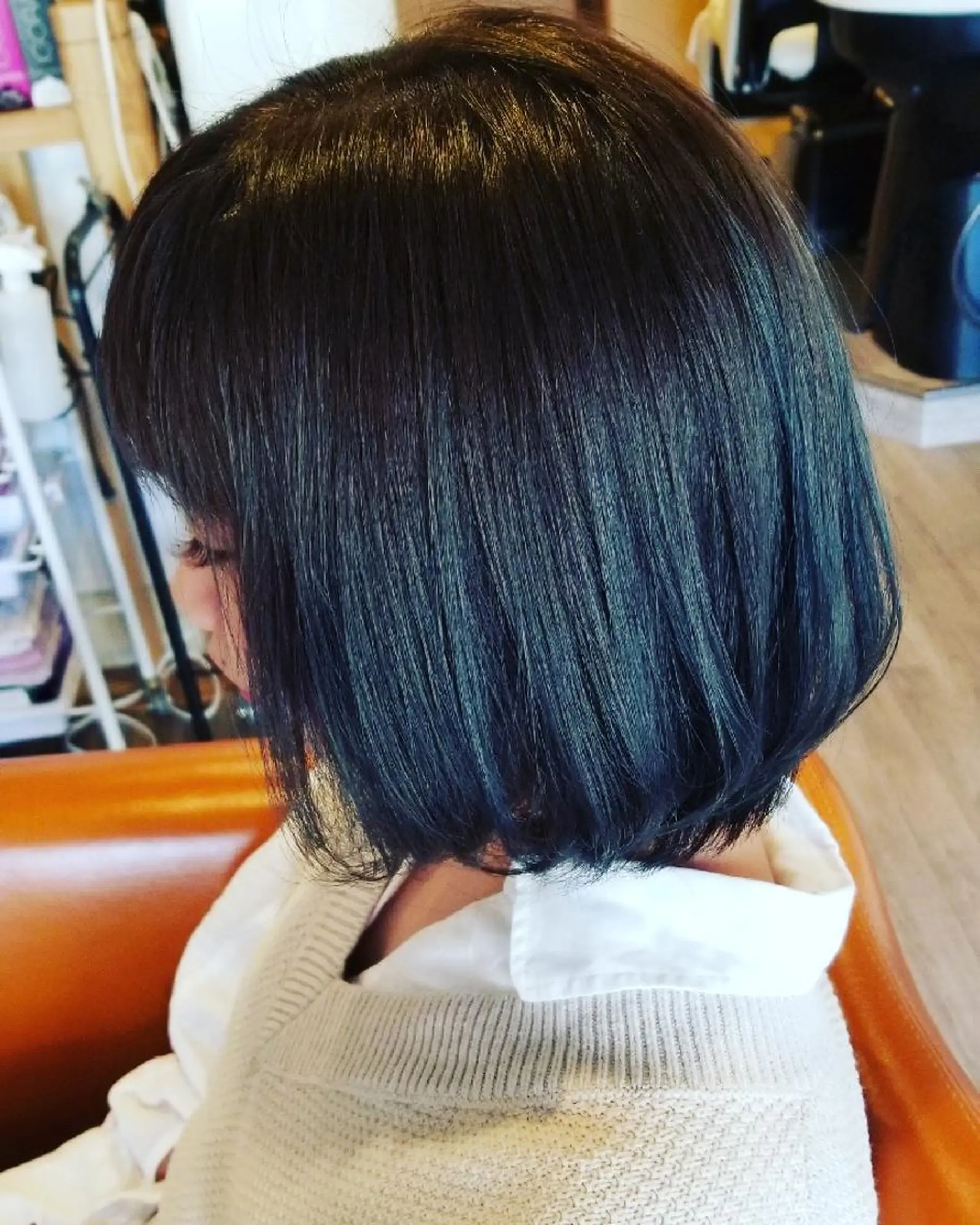 ショート カラー アディクシーカラー ブルーカラー 外国人風カラー トリートメント カット ヘアカラー トリートメント spa hair  ark 富井直美のヘアスタイル