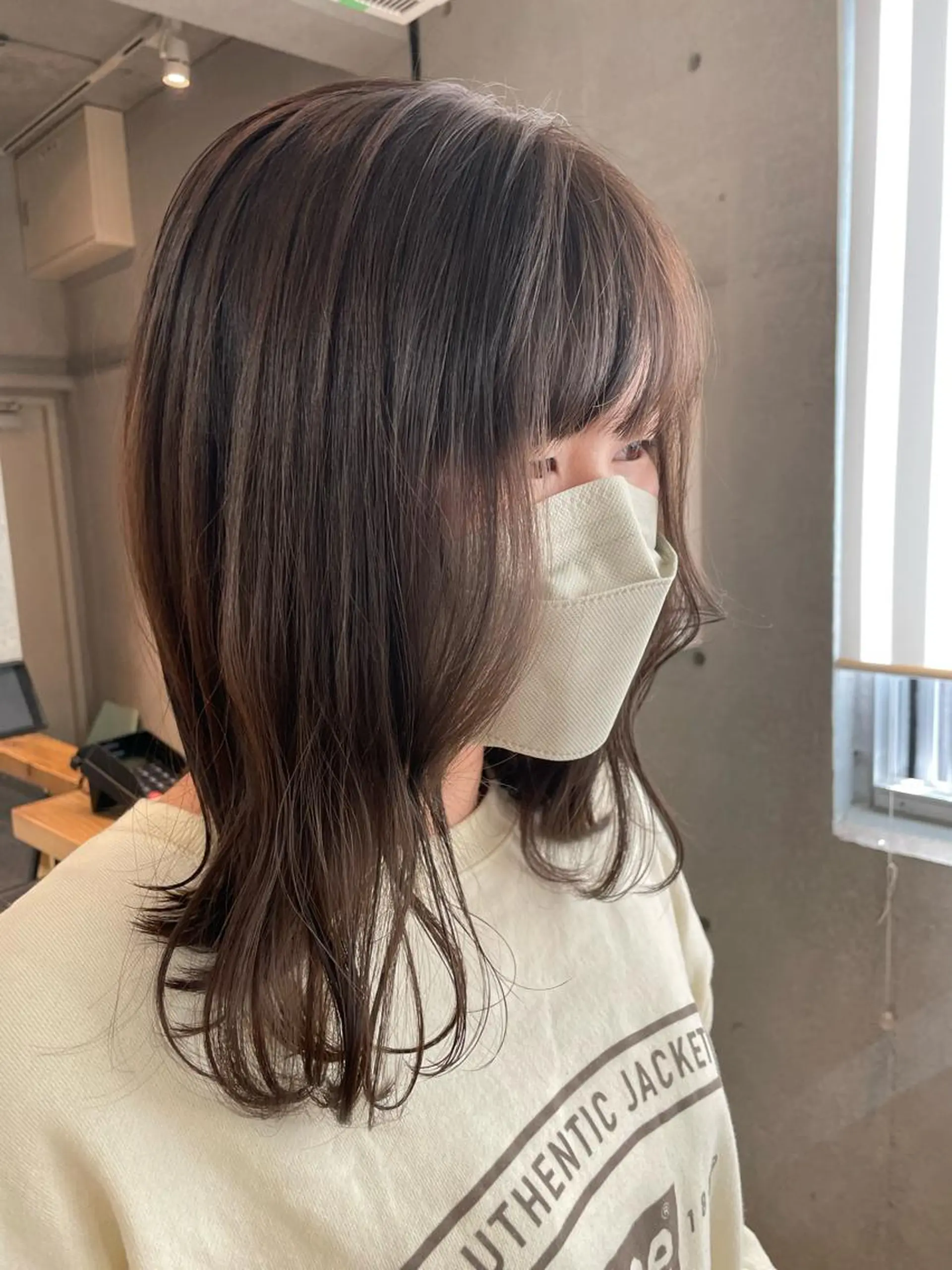 ロング カラー カット ヘアカラー しのはら まどかのヘアスタイル