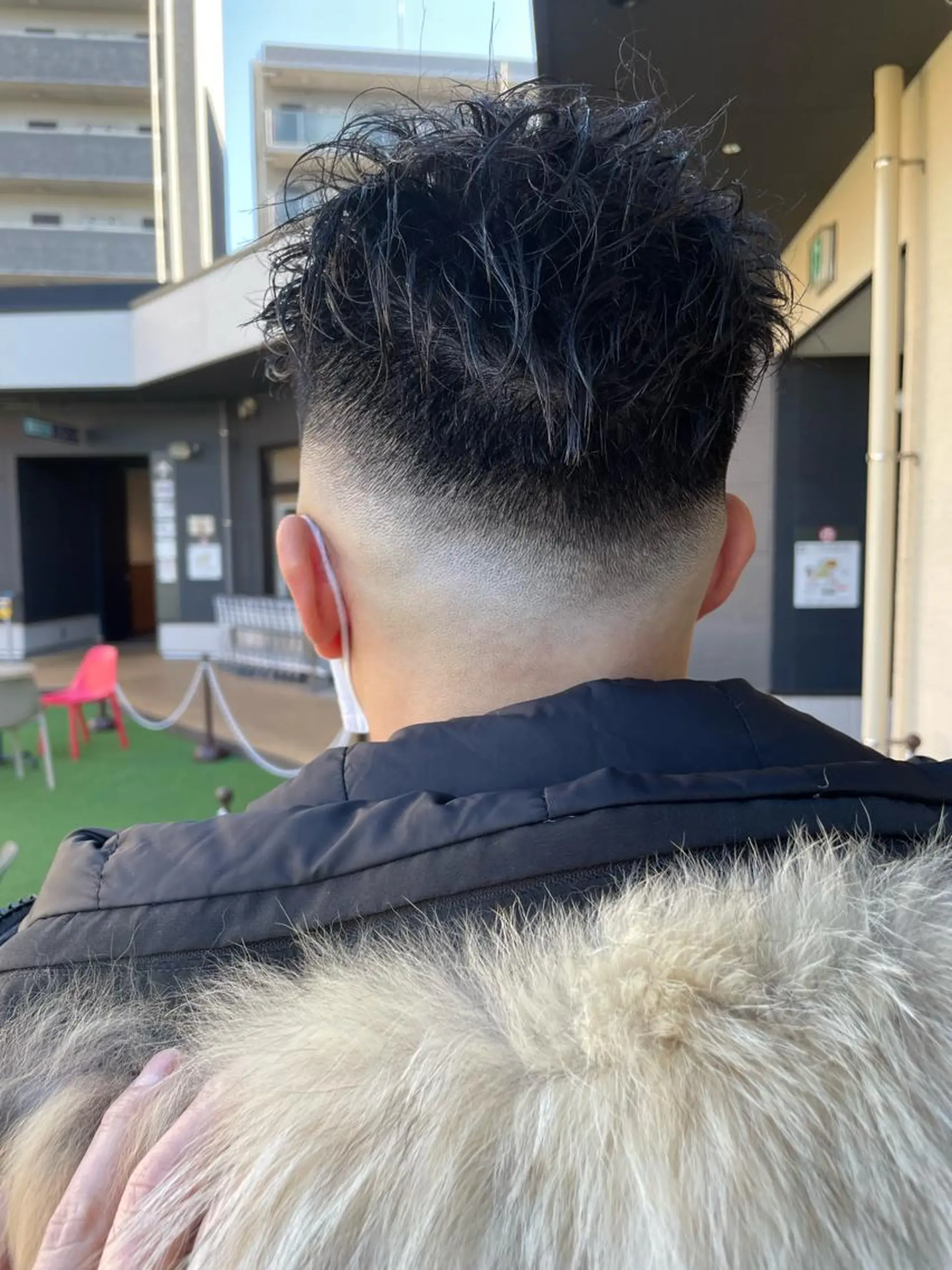 ショート メンズ フェードカット スキンフェード メンズヘア特化 崎田 成人のヘアスタイル