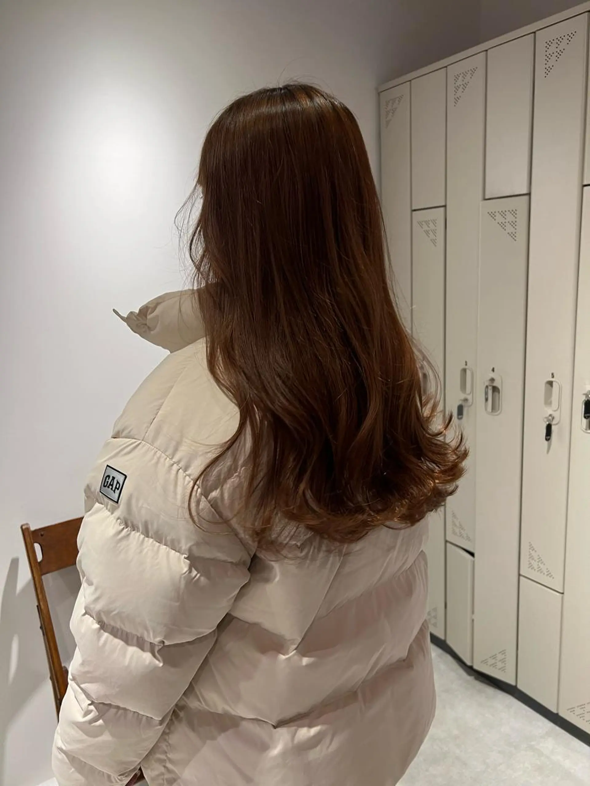 ロング ロング io濱川 遥のヘアスタイル