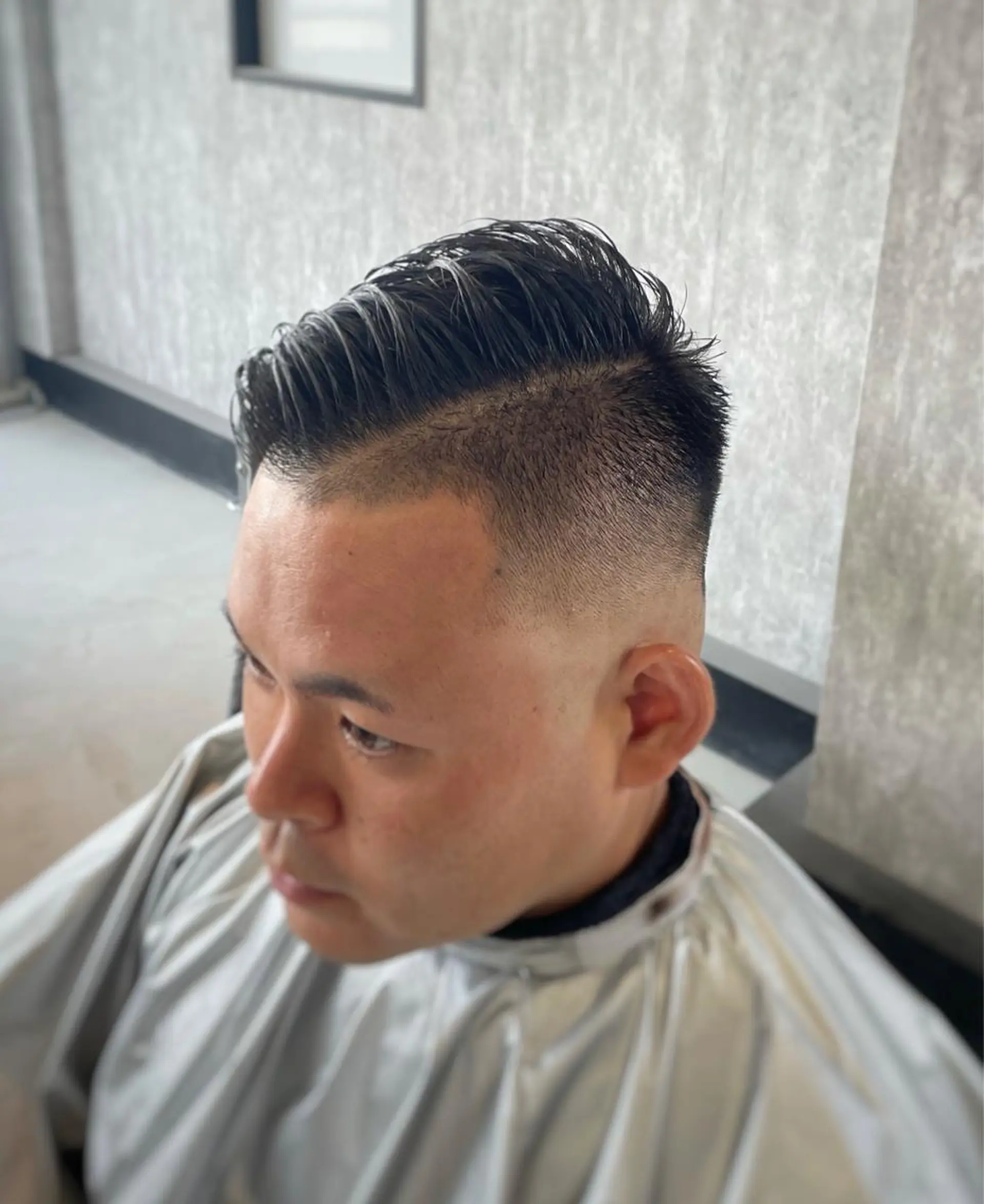 ショート メンズ フェードカット スキンフェード カット ALLEN hair 京橋店のヘアスタイル