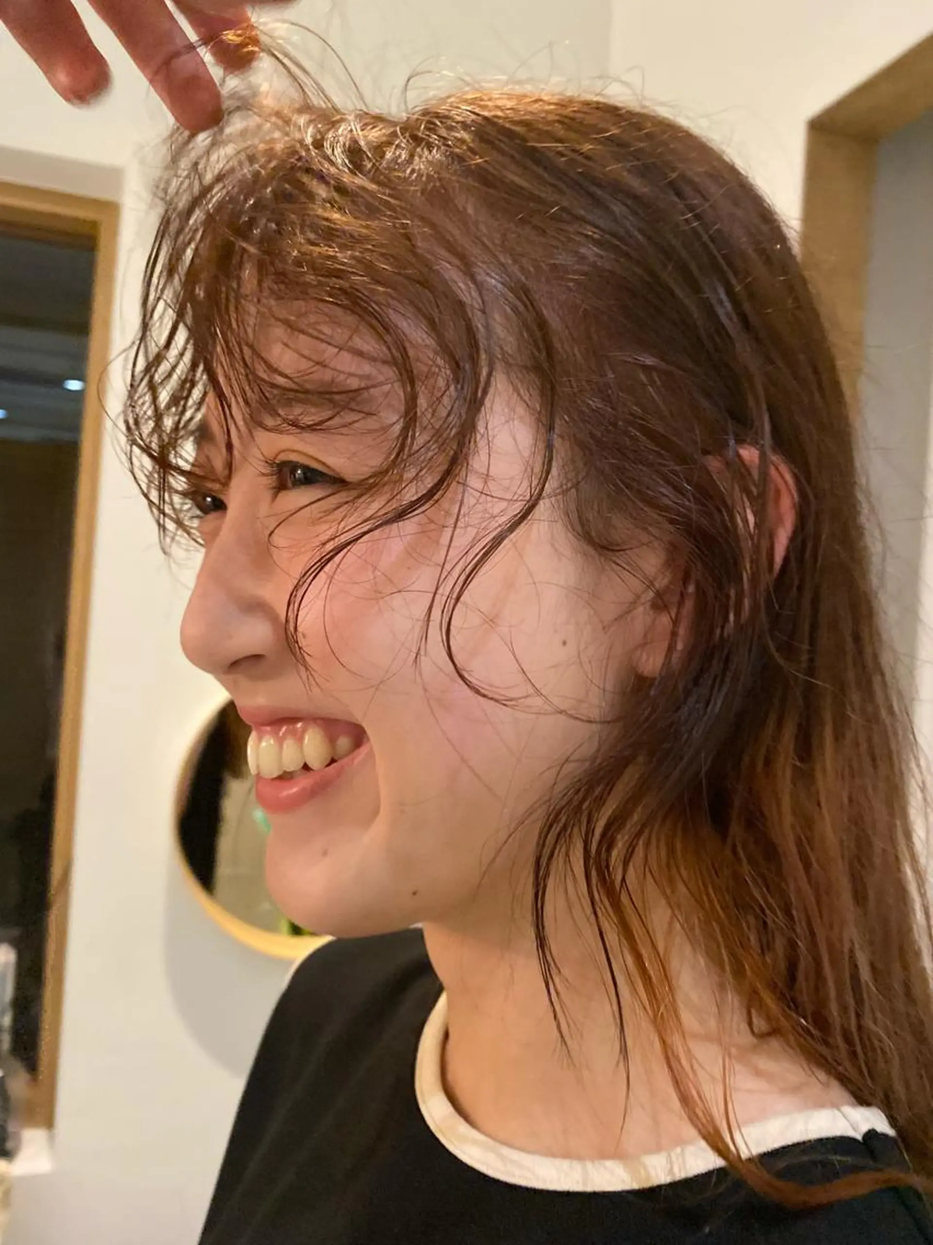 ロング パーマ ヘアアレンジ マツエク・マツパ アイブロウ 眉カラー カラーマツエク shoji༄ mikuのヘアスタイル