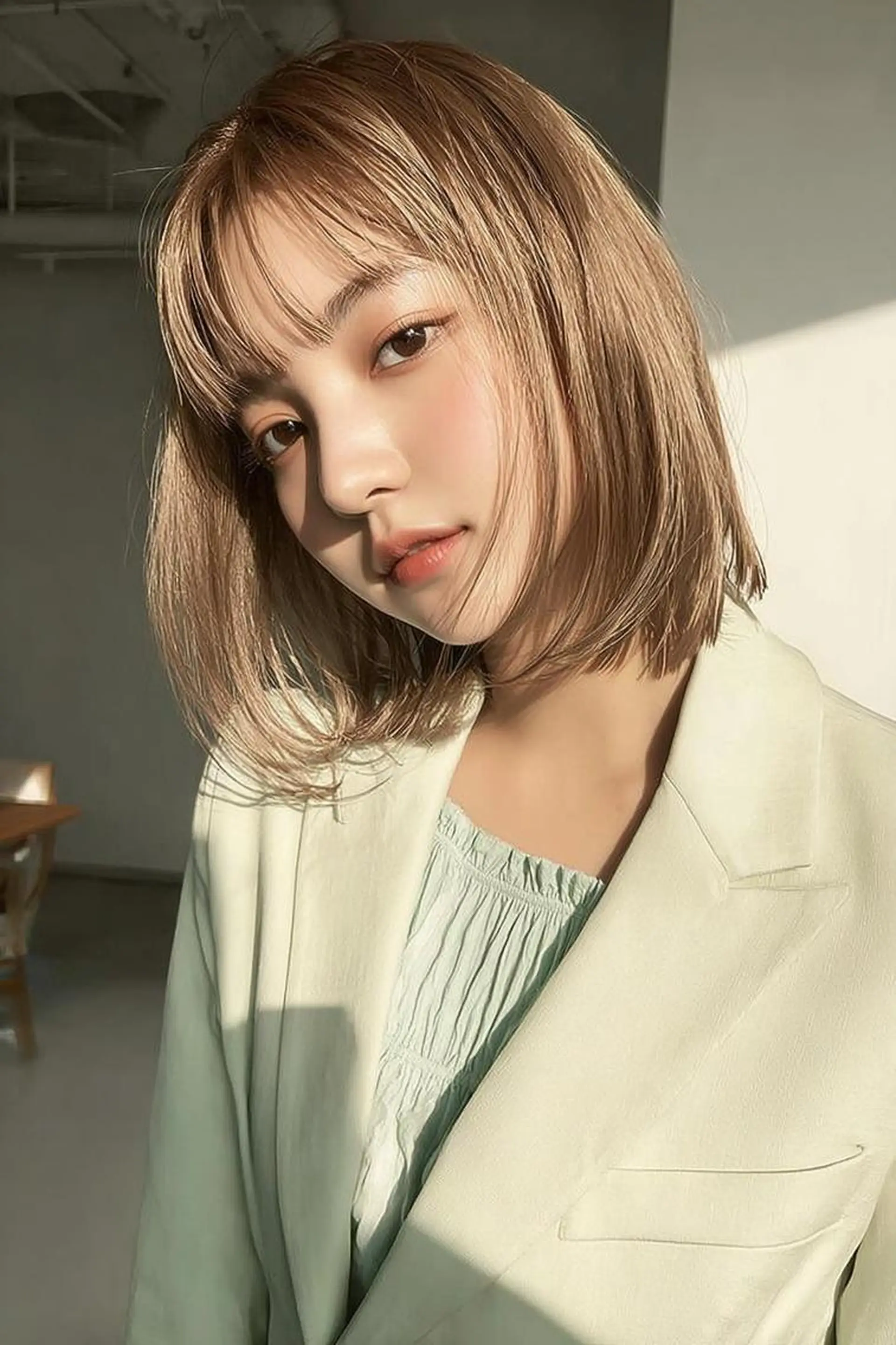 ミディアム カラー カット ヘアカラー トリートメント ☀️Luana☀️ 公式/大通のヘアスタイル