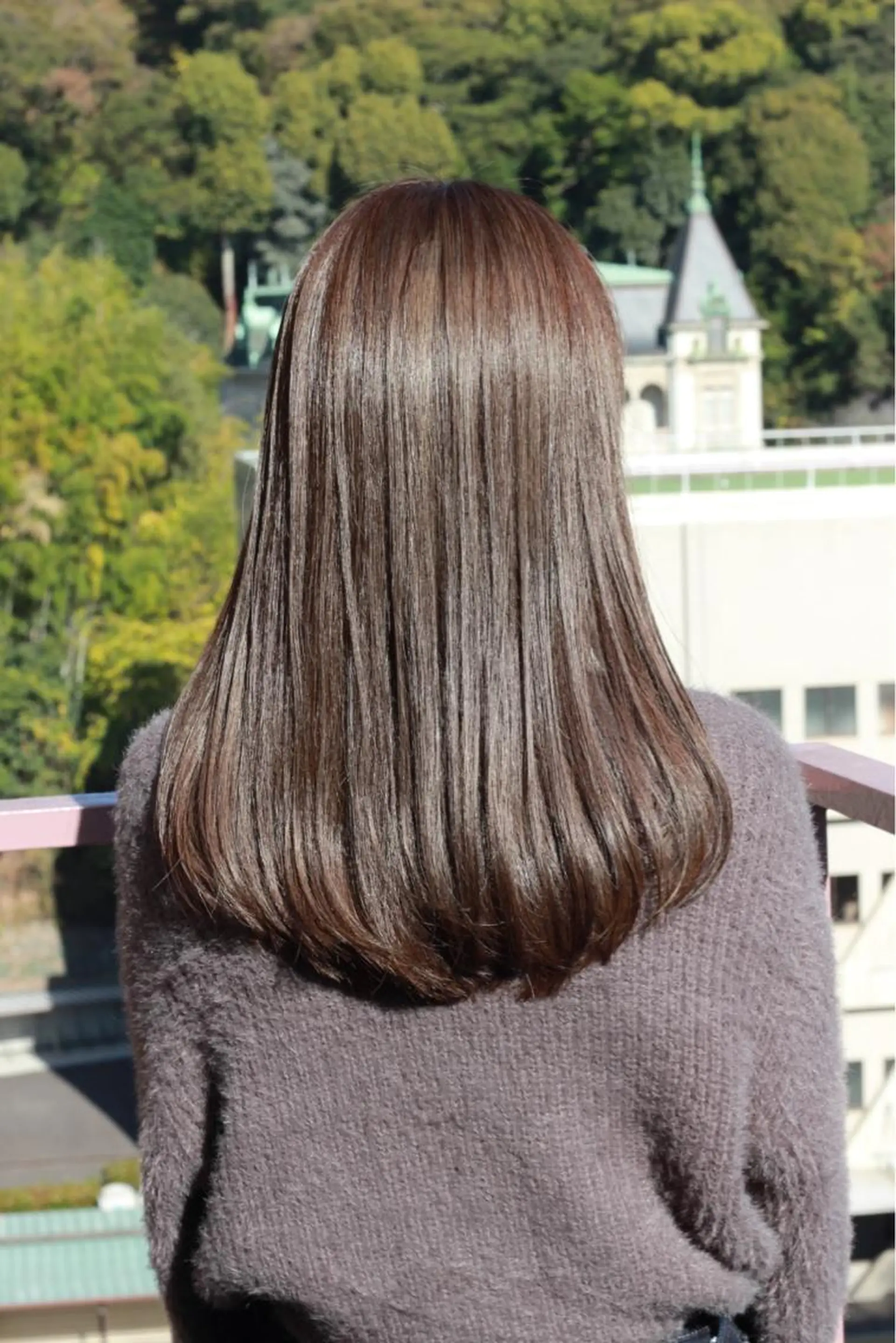 セミロング カラー グレージュ カット ヘアカラー Viage （ビアージュ）のヘアスタイル