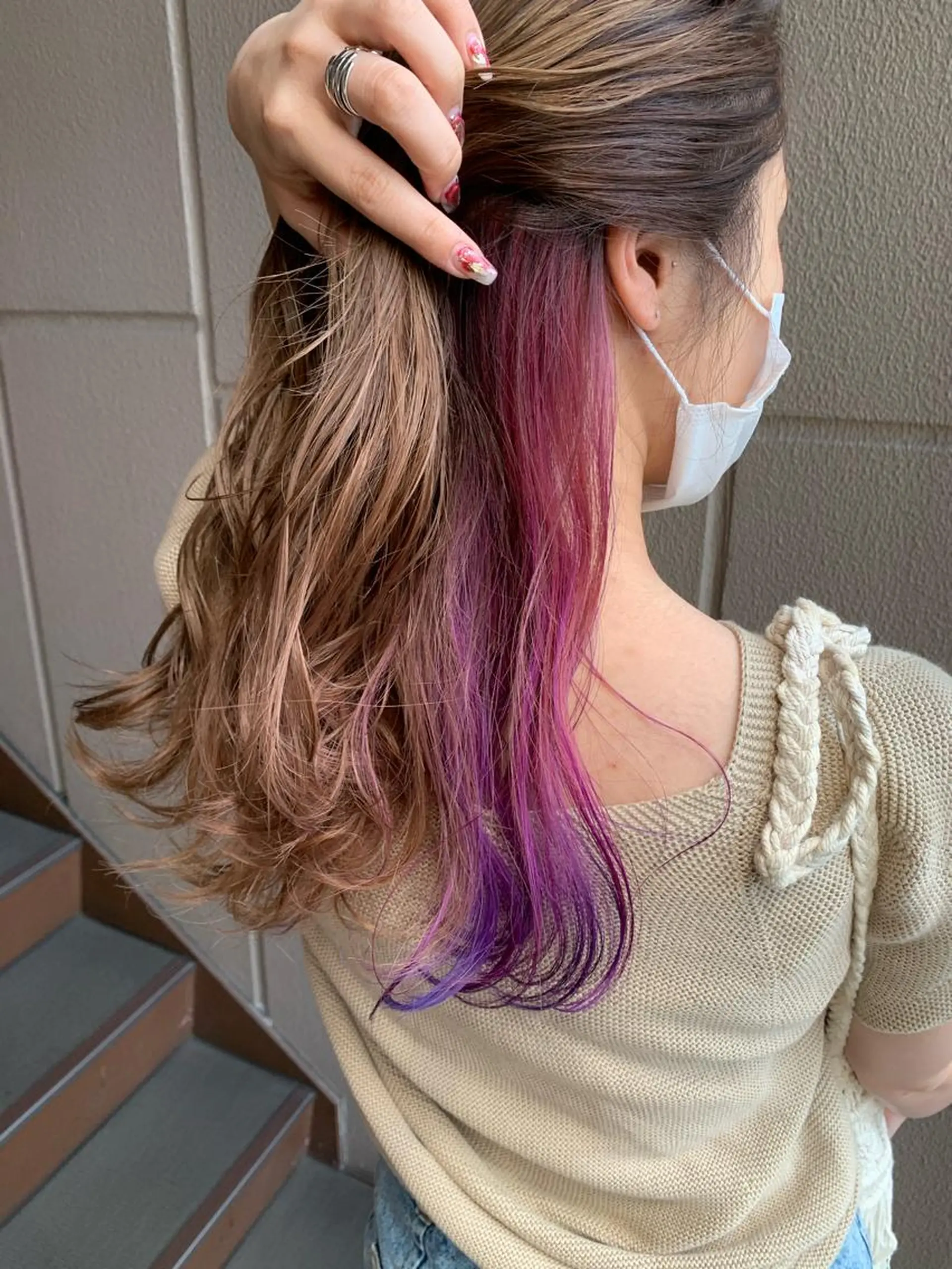 セミロング カラー Joule 大分メンズのヘアスタイル