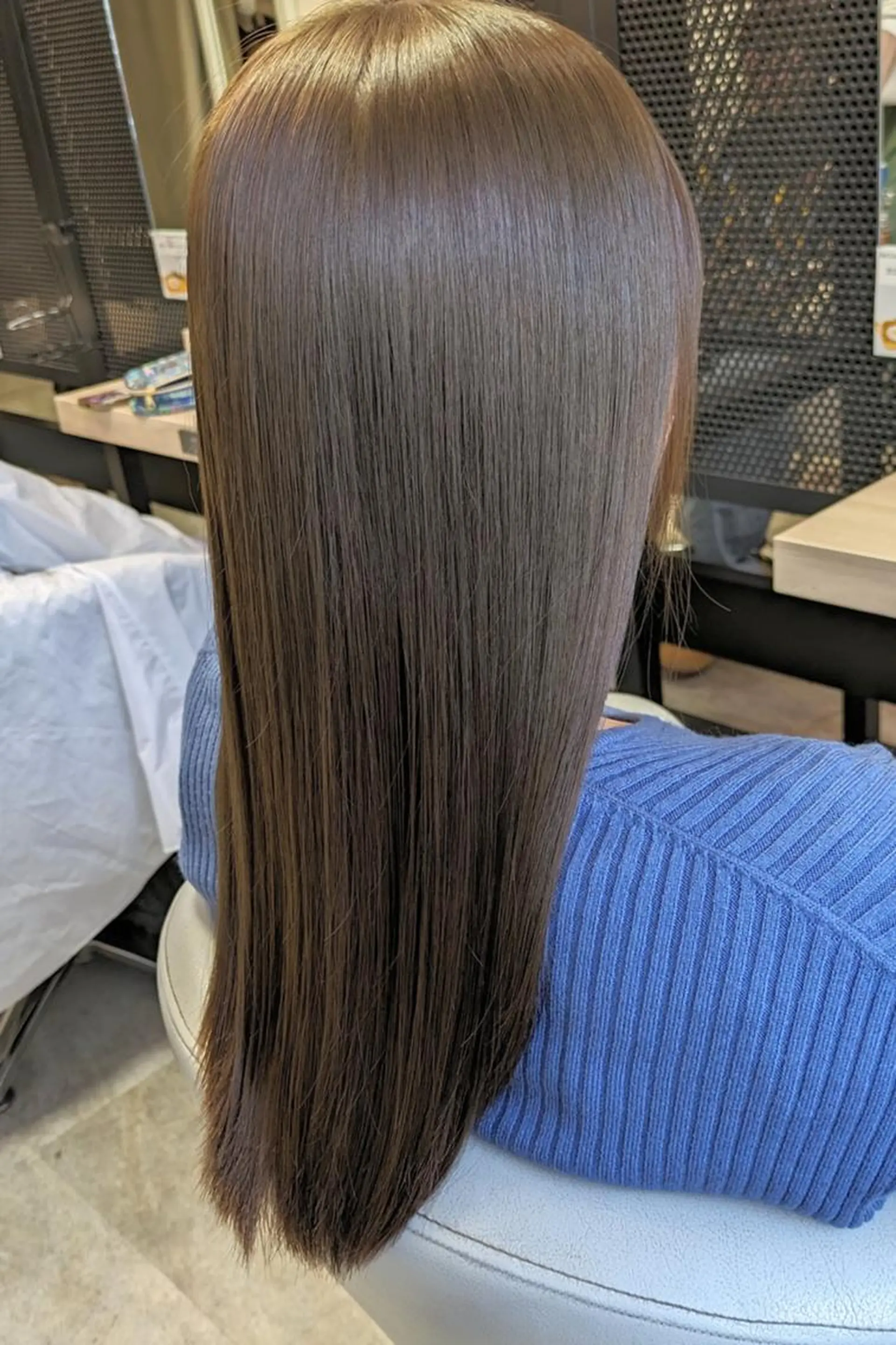 ロング ヘアカラー トリートメント ベージュ＊Spica 【ミルクティー】のヘアスタイル