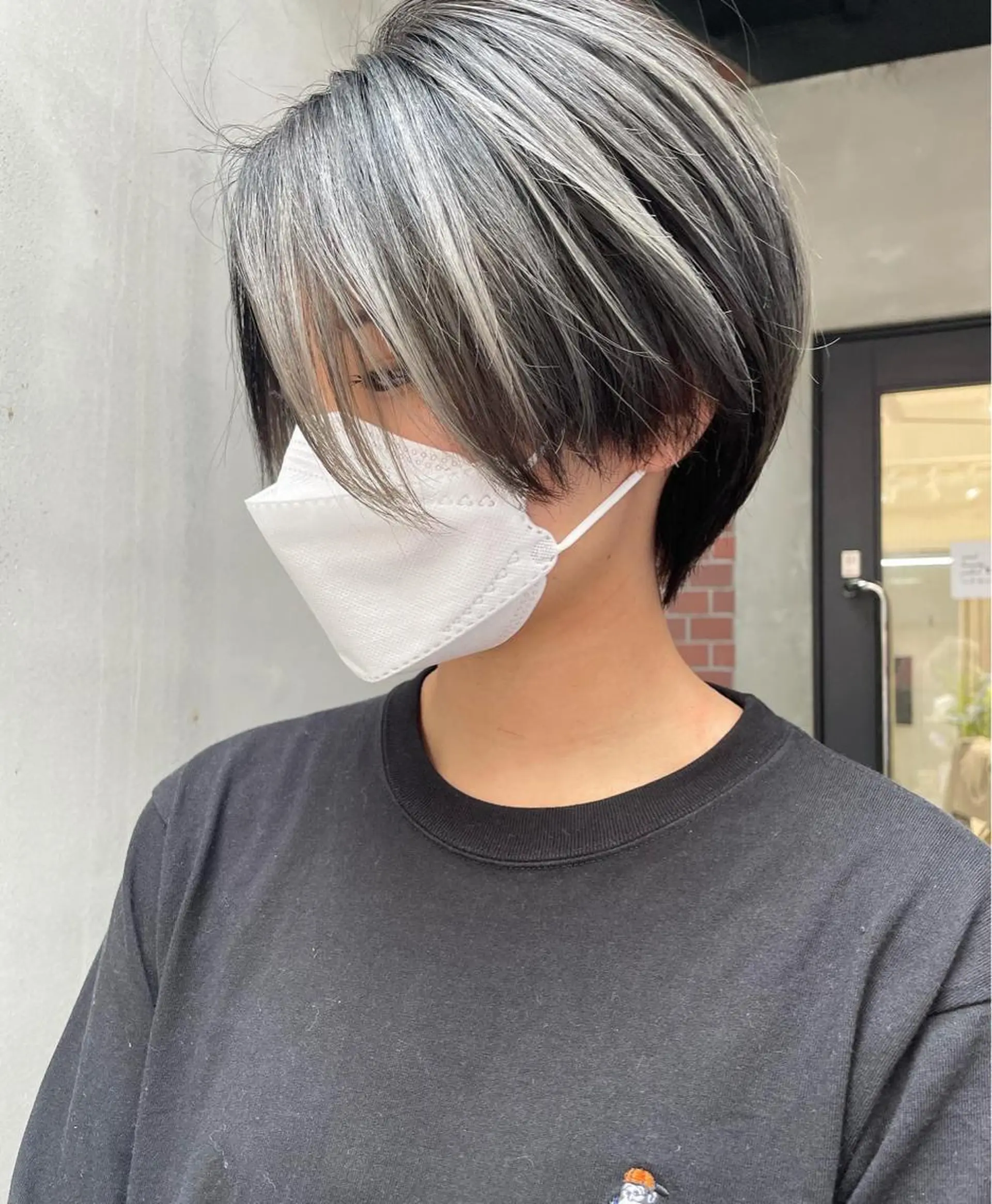 ショート カラー 京都美容師 塩のヘアスタイル