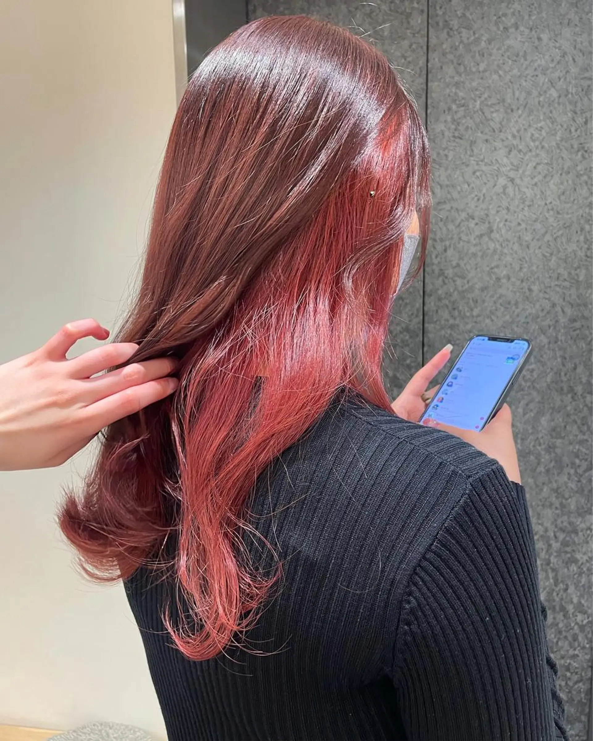 ロング ヘアカラー ♡透明感/艶カラー/ M a I ♡のヘアスタイル