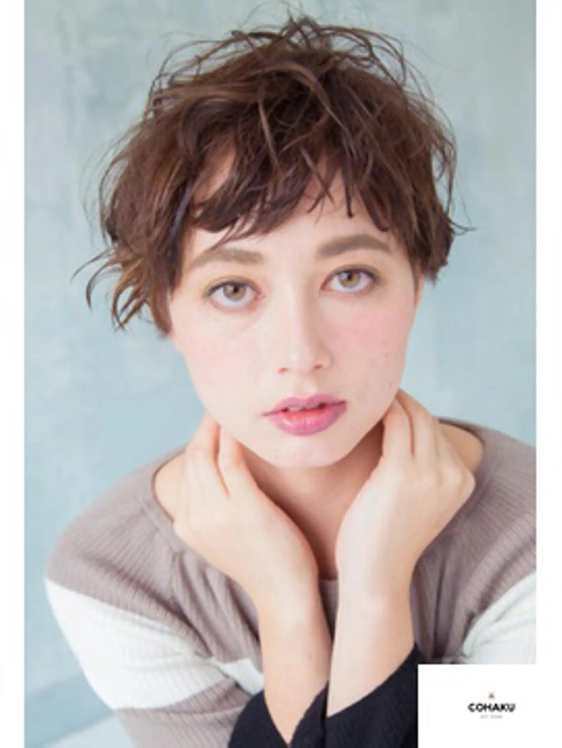 ショート カット パーマ tocoha 四條畷駅のヘアスタイル