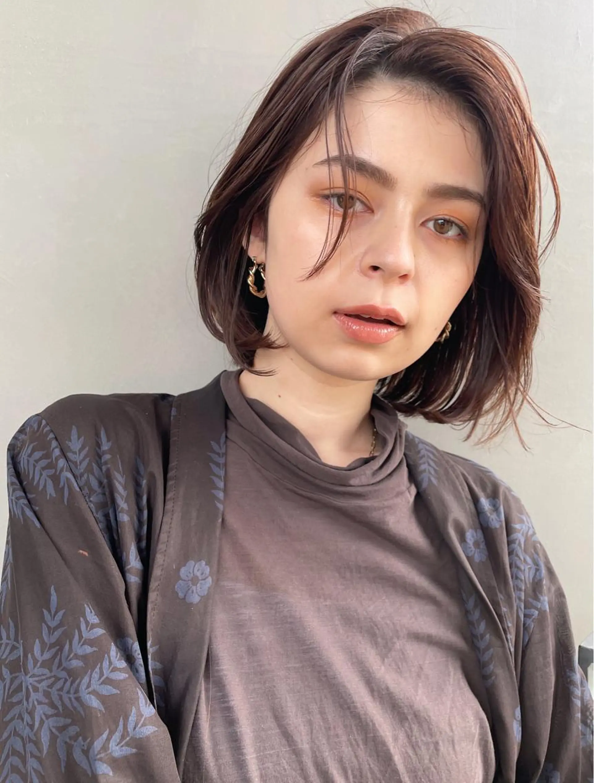 ミディアム カラー パーマ 💖美髪矯正💖 辻未侑のヘアスタイル