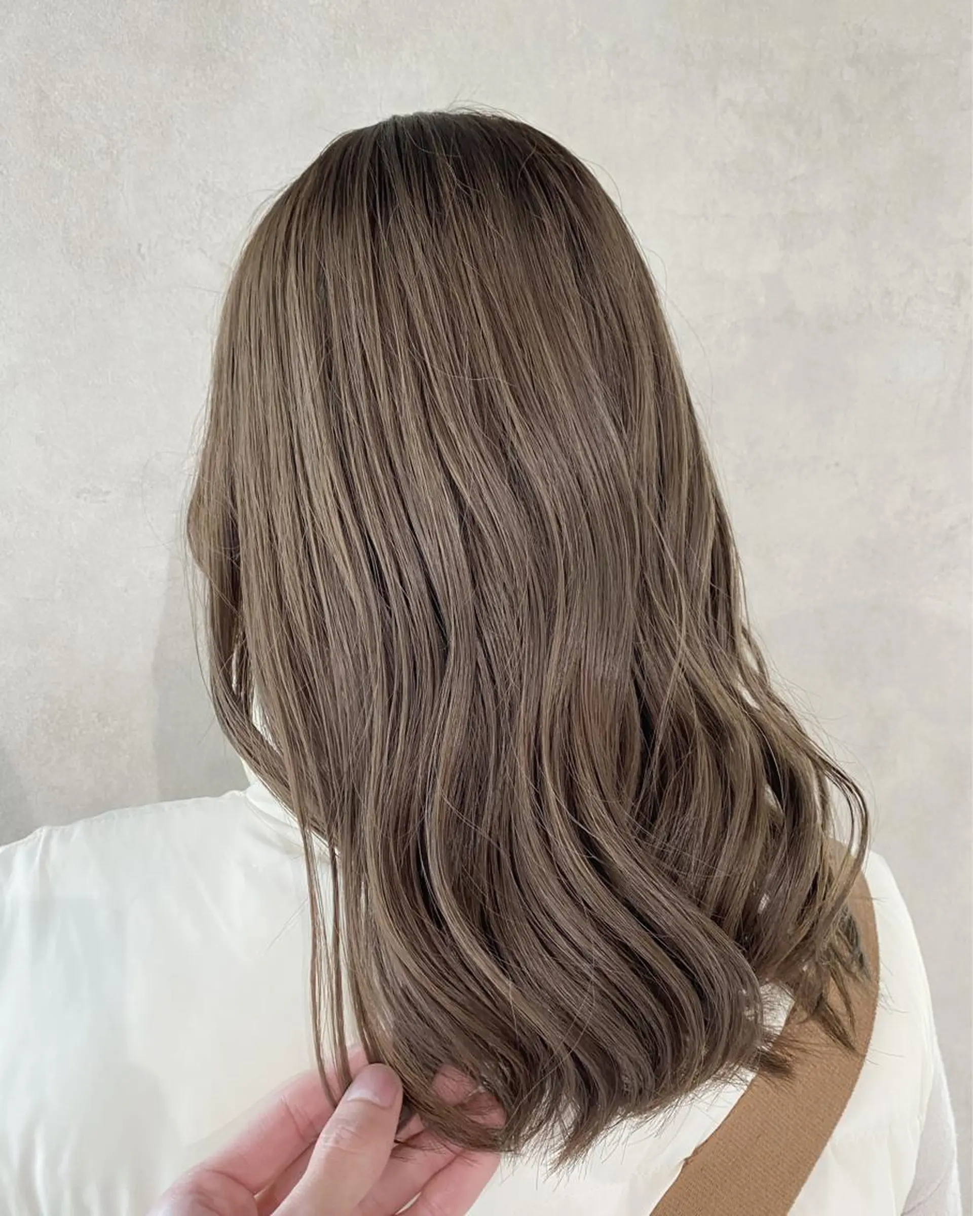 セミロング カラー ヘアカラー ダブルカラー ブリーチ/kaitoのヘアスタイル