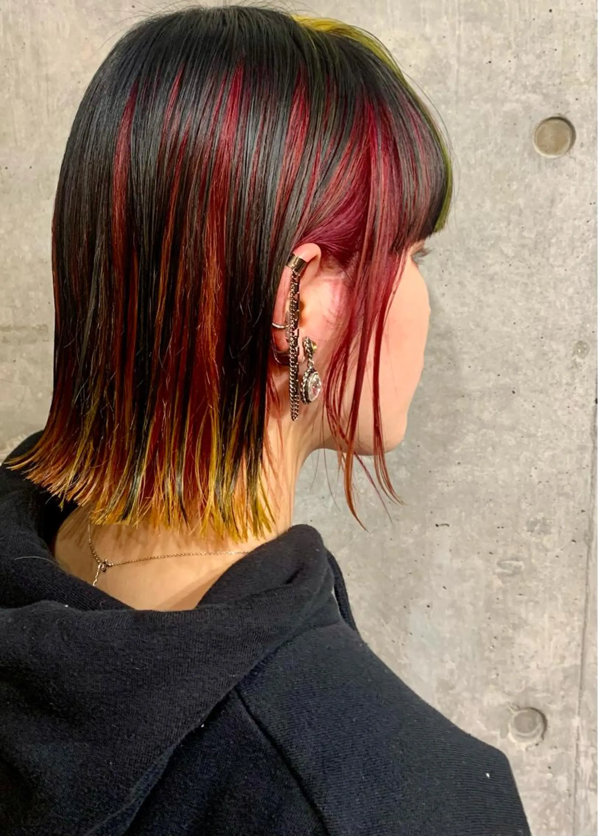 ミディアム もにか🌞原宿/渋谷 🌝ブリーチカラーのヘアスタイル