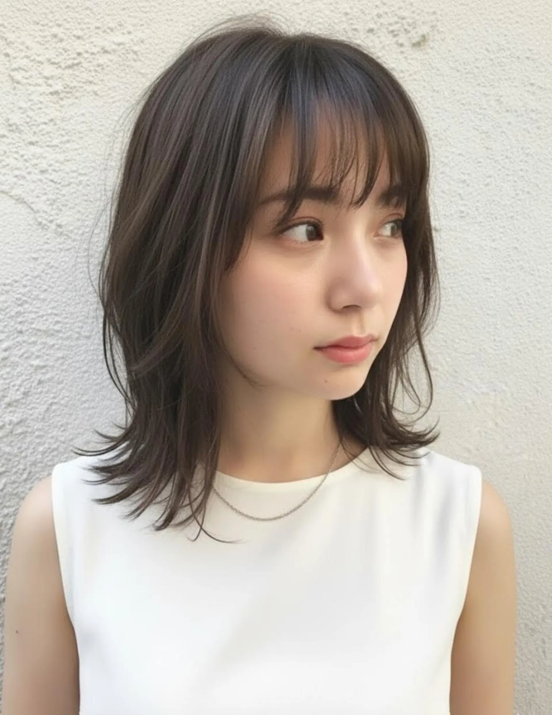 ショート 切りっぱなしボブ ボブ くびれヘア レイヤーカット 外ハネヘア ヘアサロンM渋谷 カットカラーブリーチのヘアスタイル