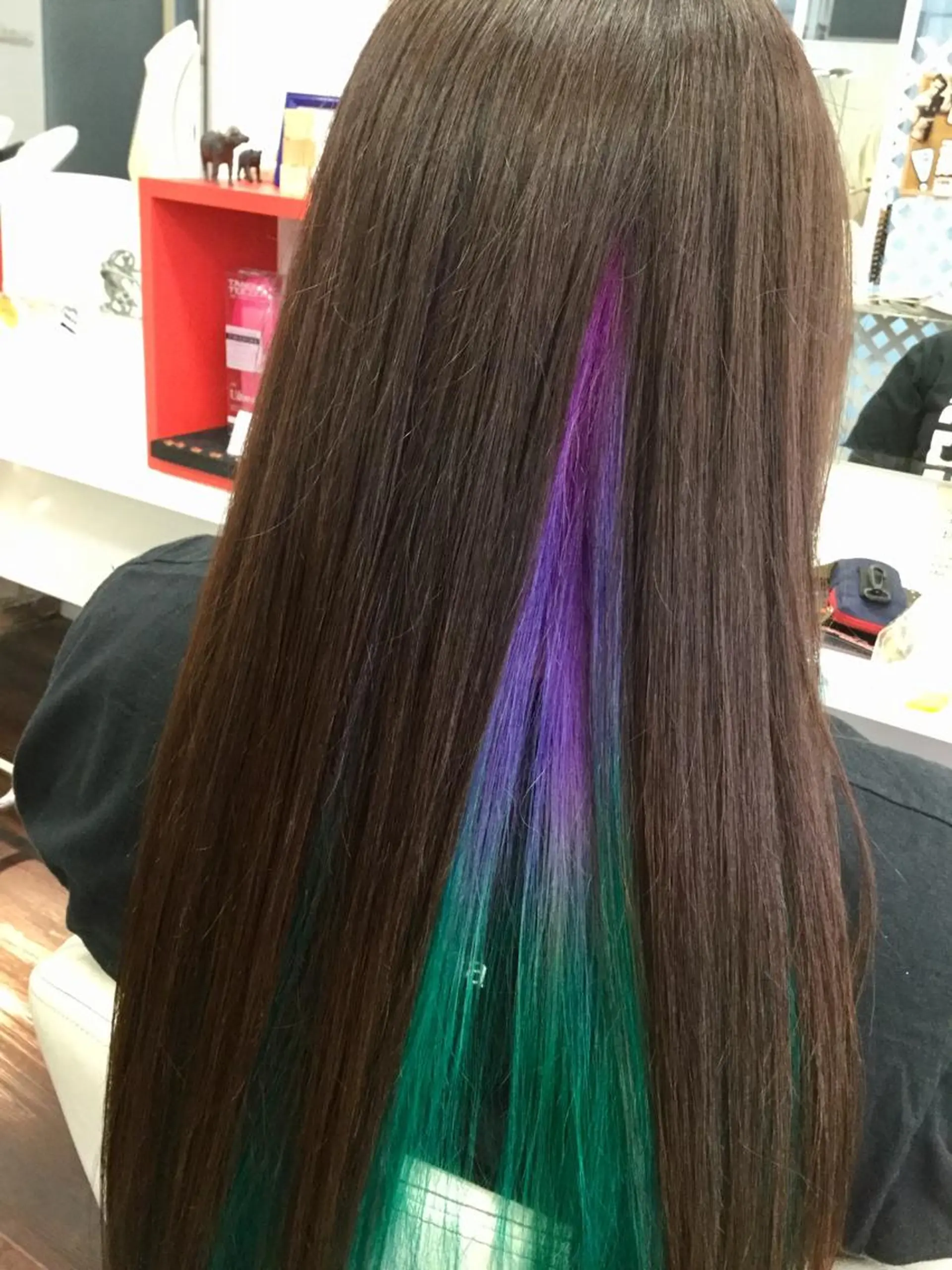 セミロング ヘアカラー 加藤 直樹のヘアスタイル