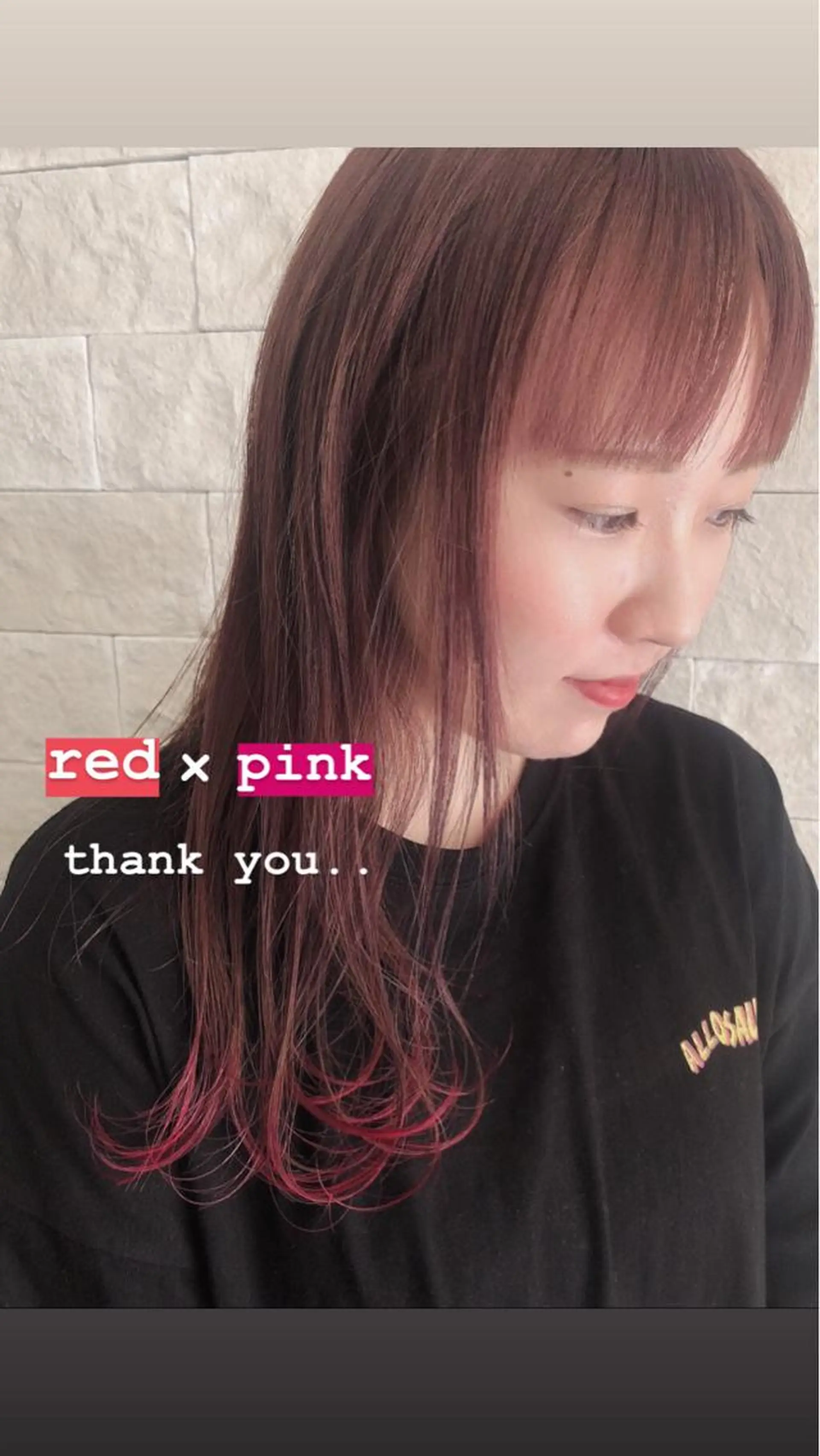 ロング ピンクブラウン 下北沢suu所属・AYAKA 下北沢suuのヘアスタイル