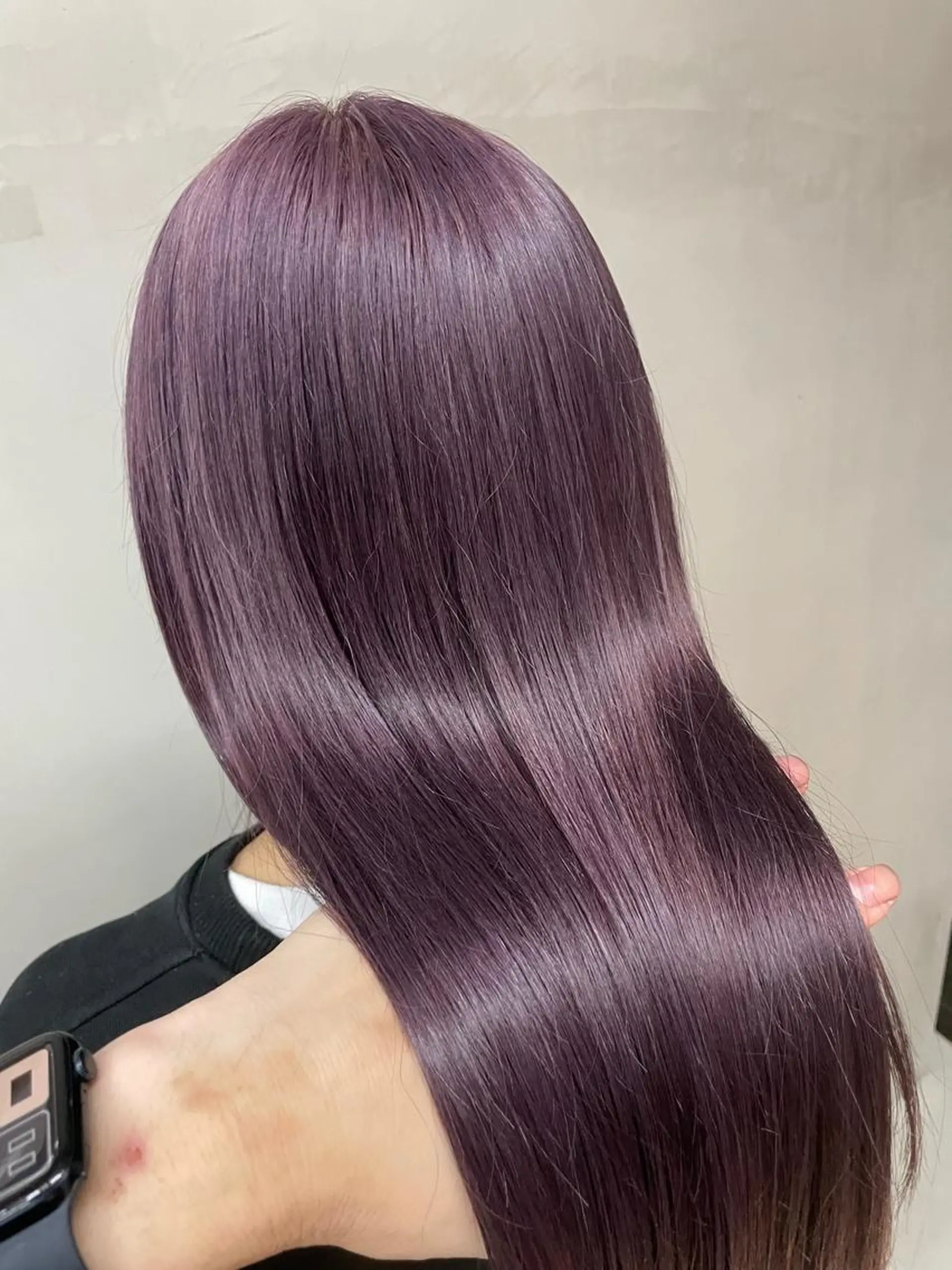 ロング カラー バイオレットカラー ボブ/ショート /パーマ/shinのヘアスタイル