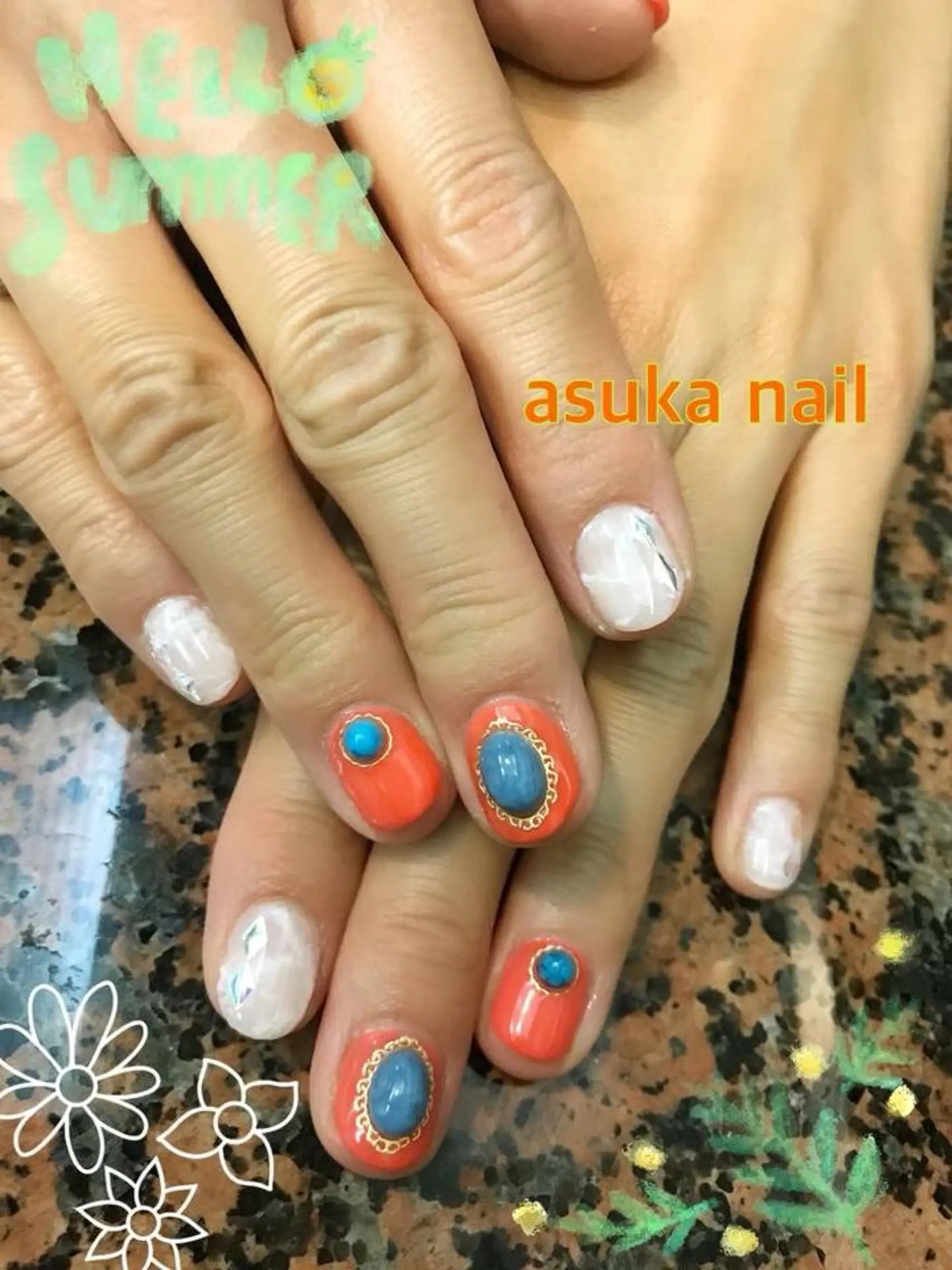 ネイル 夏ネイル asuka nailのネイルデザイン