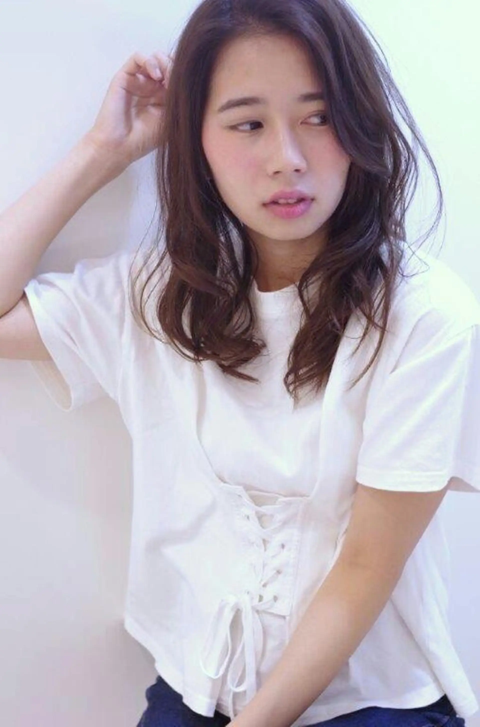 セミロング パーマ カラー セミロングパーマ デジタルパーマ カット ヘアカラー 🌈ぷる艶カラー🌈 髪質改善👑柳沼尚貴のヘアスタイル