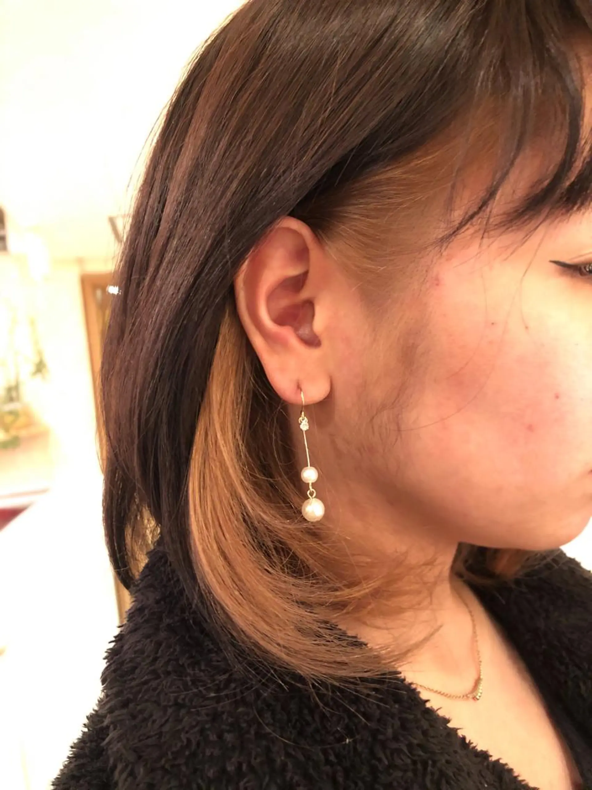 ミディアム カラー ベージュカラー インナーカラー カット トリートメント 韓国風カット/ 髪質改善 黒崎のヘアスタイル