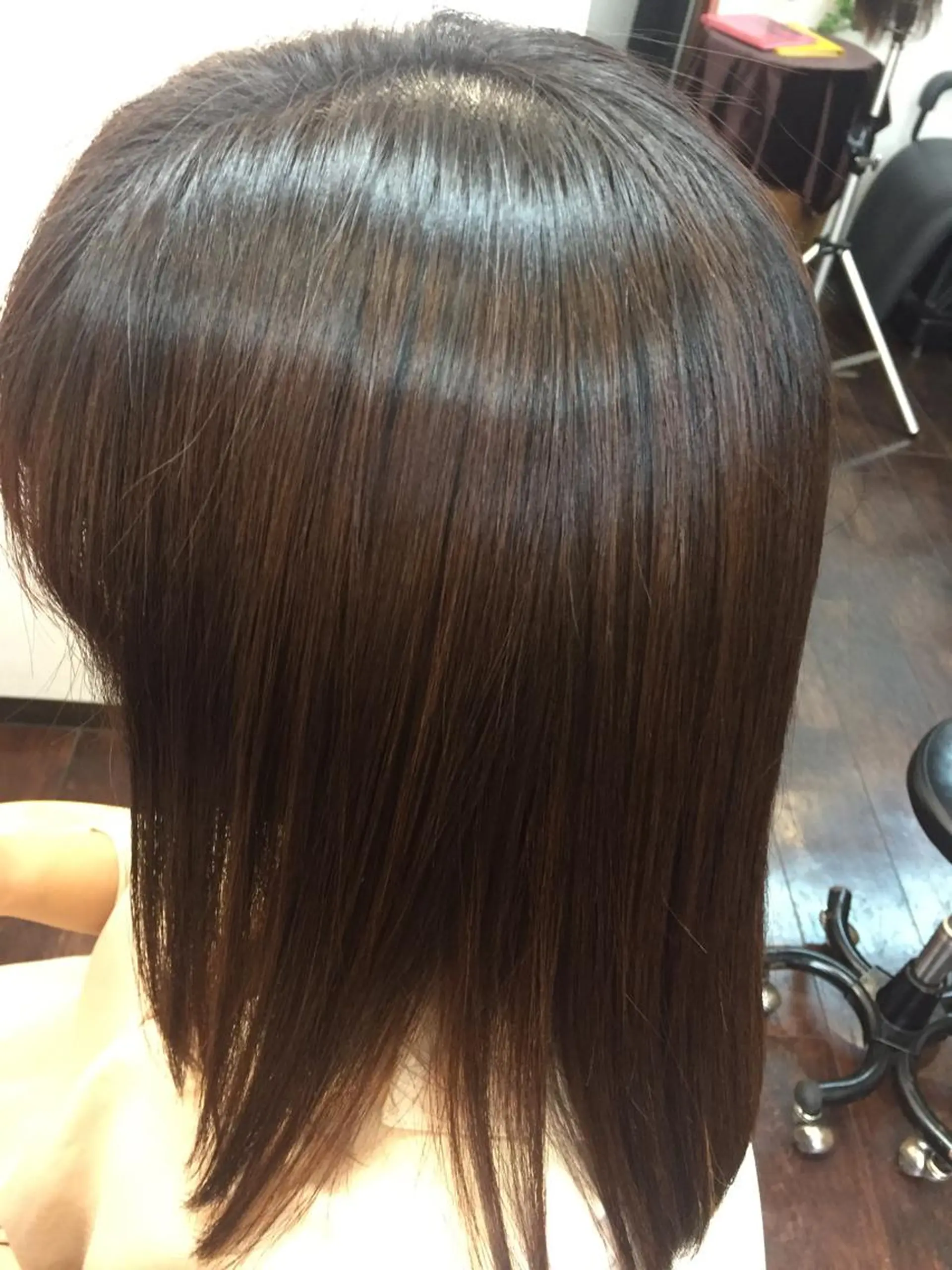 ミディアム パーマ 桧山 真のヘアスタイル