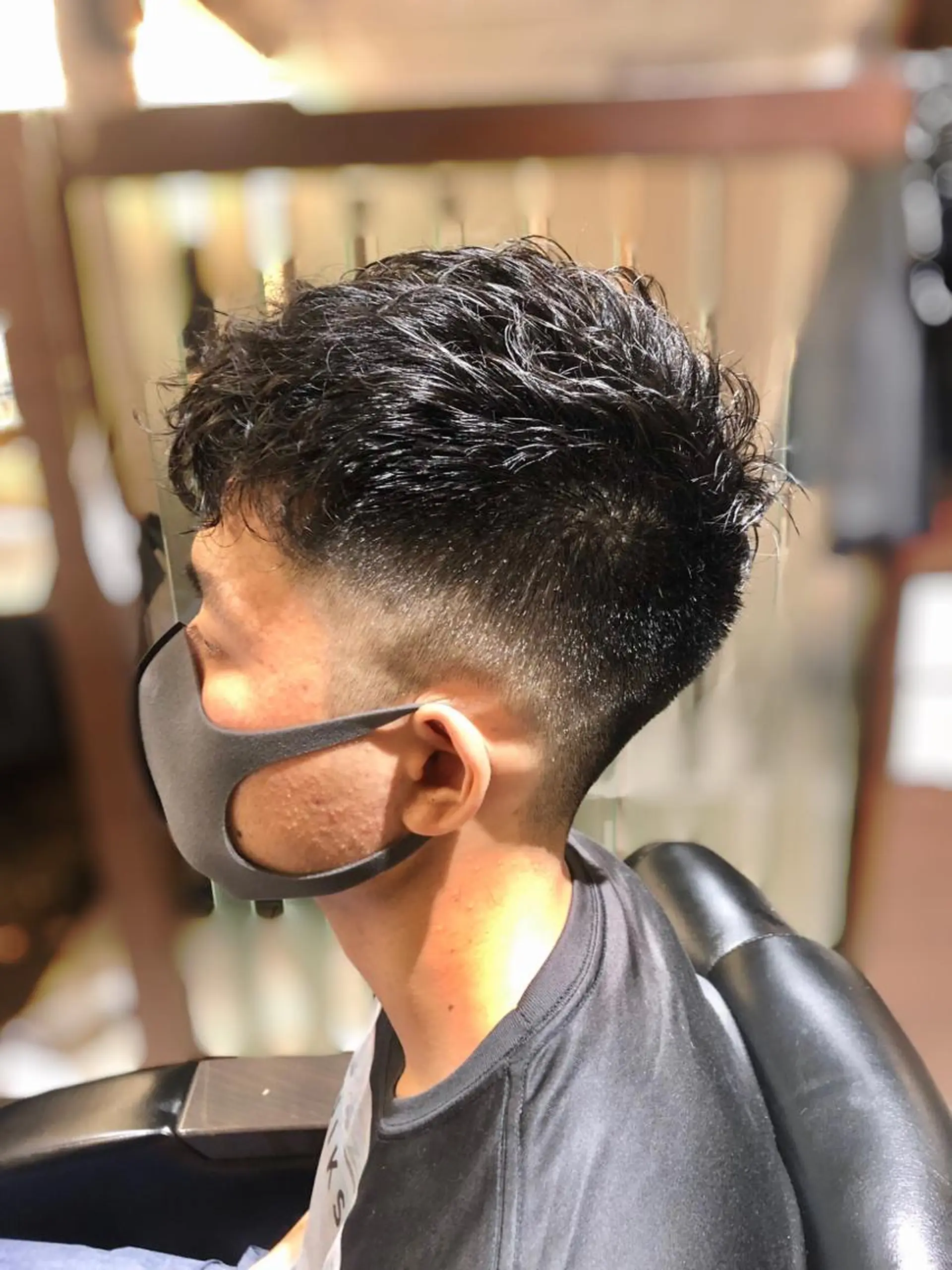 ショート カット パーマ 岡崎 隆晟のヘアスタイル