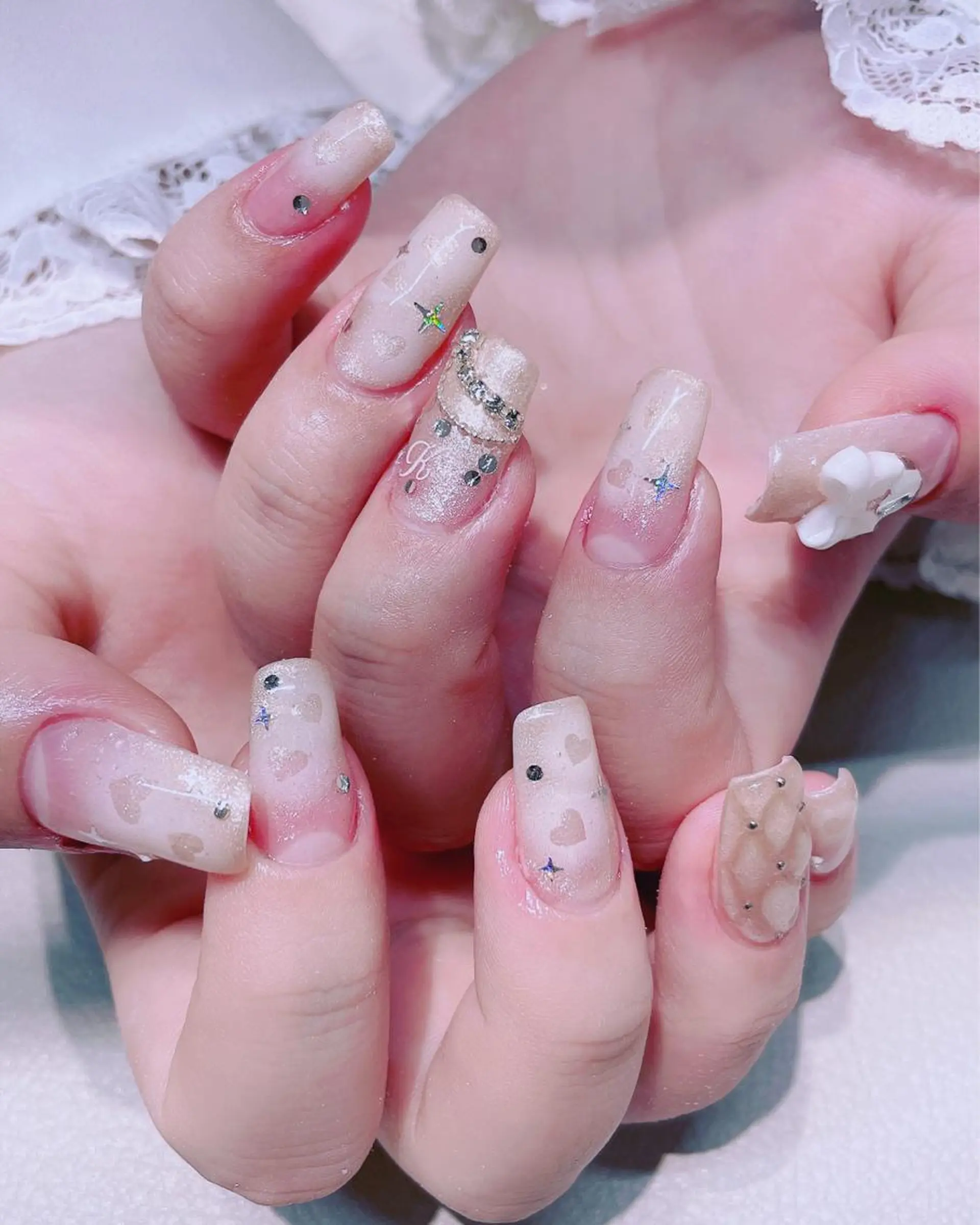 ネイル 長さだし専門店 M2　rikaのネイルデザイン