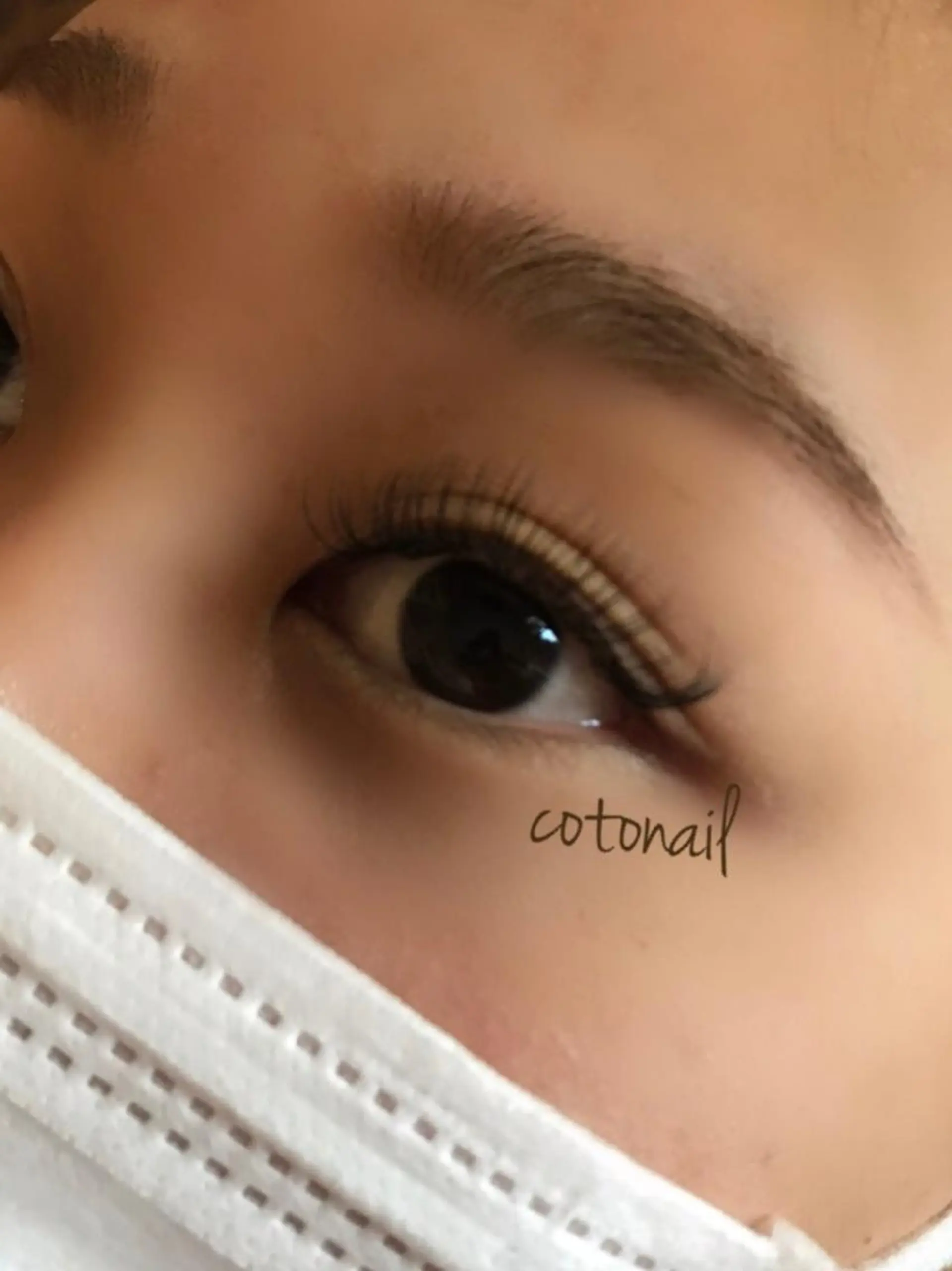 マツエク・マツパ キュート Dカール ツメトマツゲ .のネイルデザイン