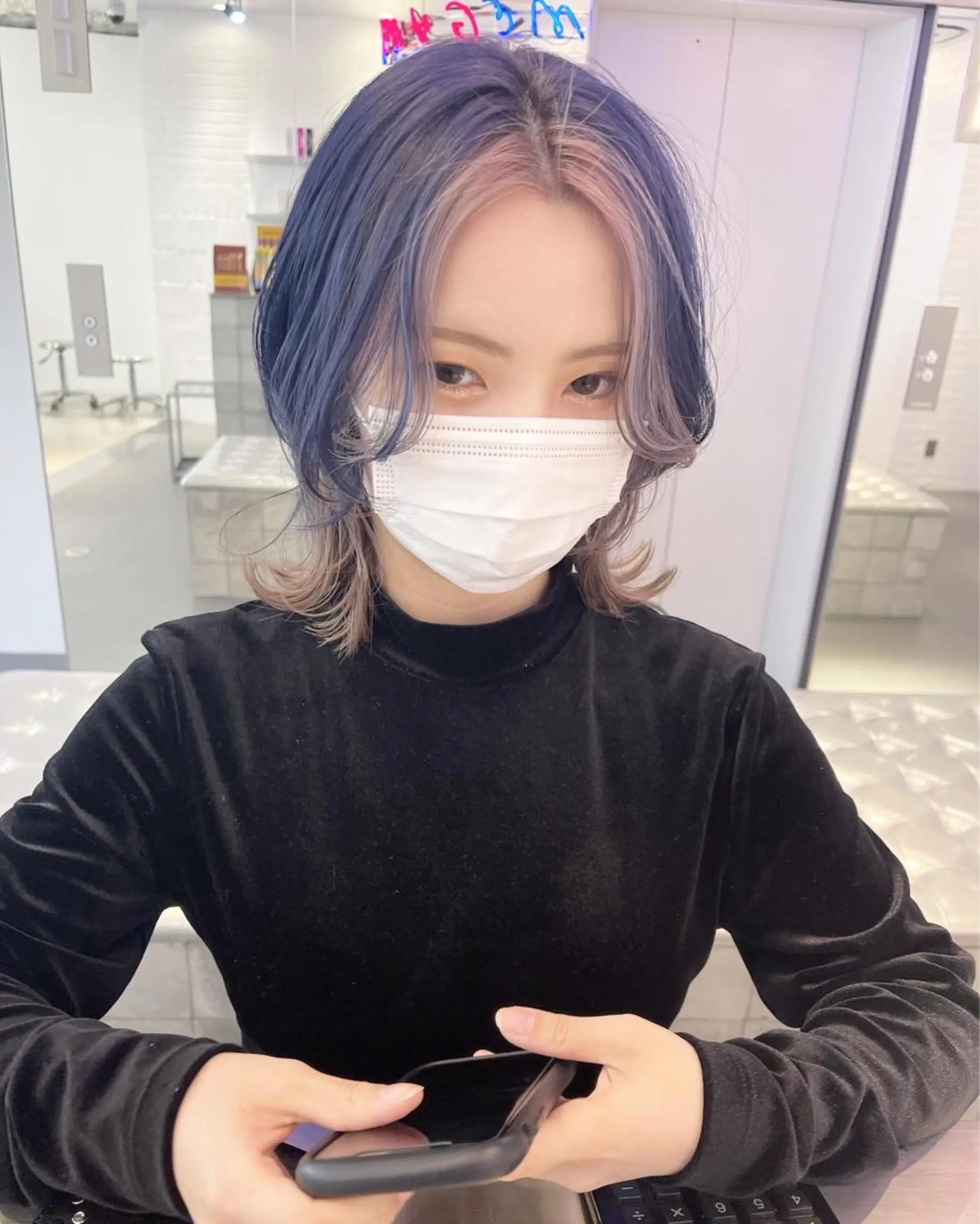 ミディアム カラー カット ヘアカラー トリートメント 透明感カラー× レイヤーカット✨高梨のヘアスタイル