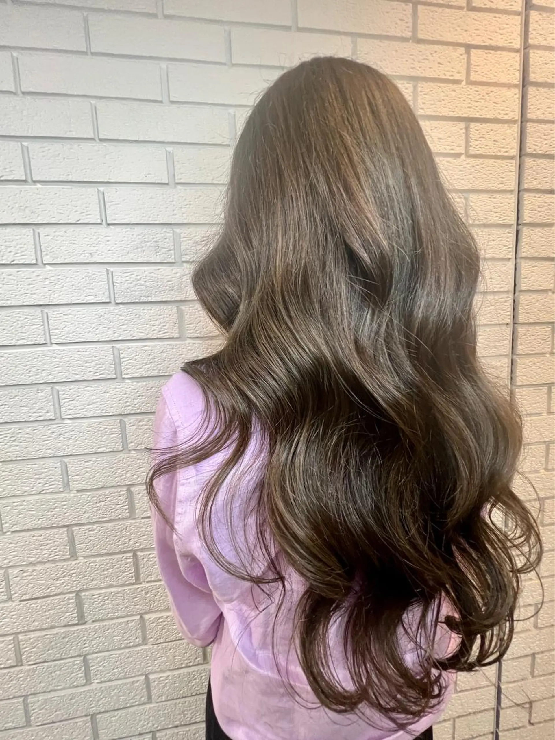 ロング カラー ブリーチ ケアブリーチ 透明感カラー グレージュ ハイライトカラー 髪質改善✨艶カラー MASAYAのヘアスタイル