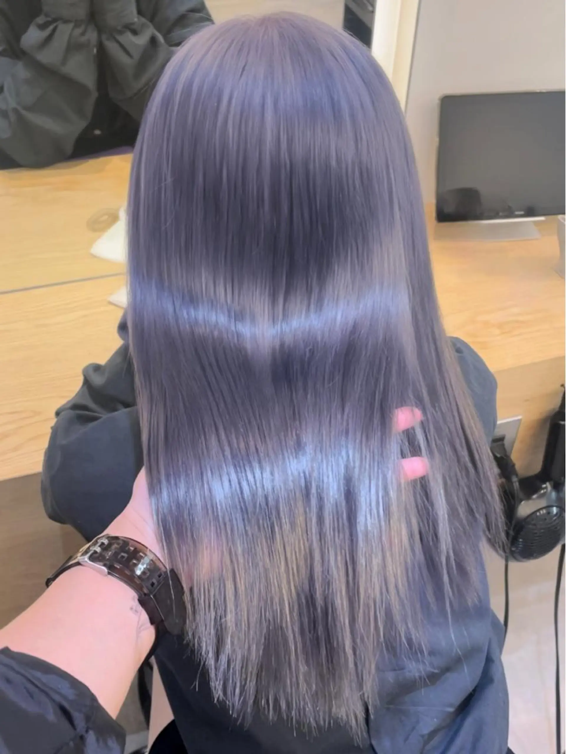 セミロング カット トリートメント 韓国🇰🇷透明感 ERIのヘアスタイル