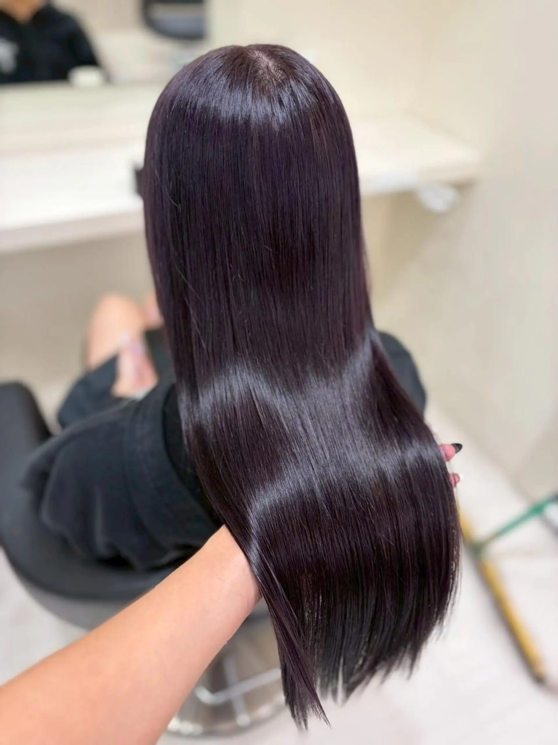 カラー トリートメント *銀座アカデミー🤍 トレンドヘアモデルのヘアスタイル