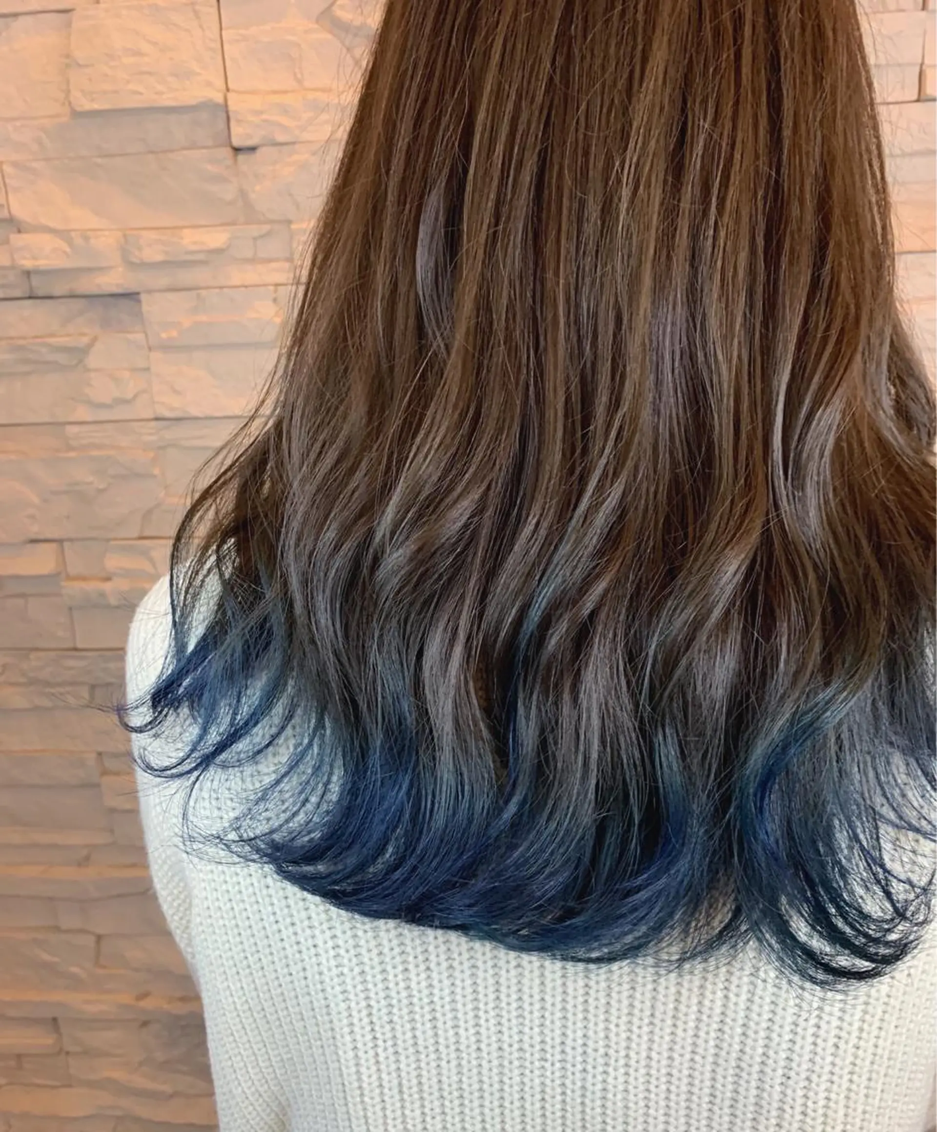 ミディアム カラー ダブルカラー ヘアカラー 菅野 愛のヘアスタイル