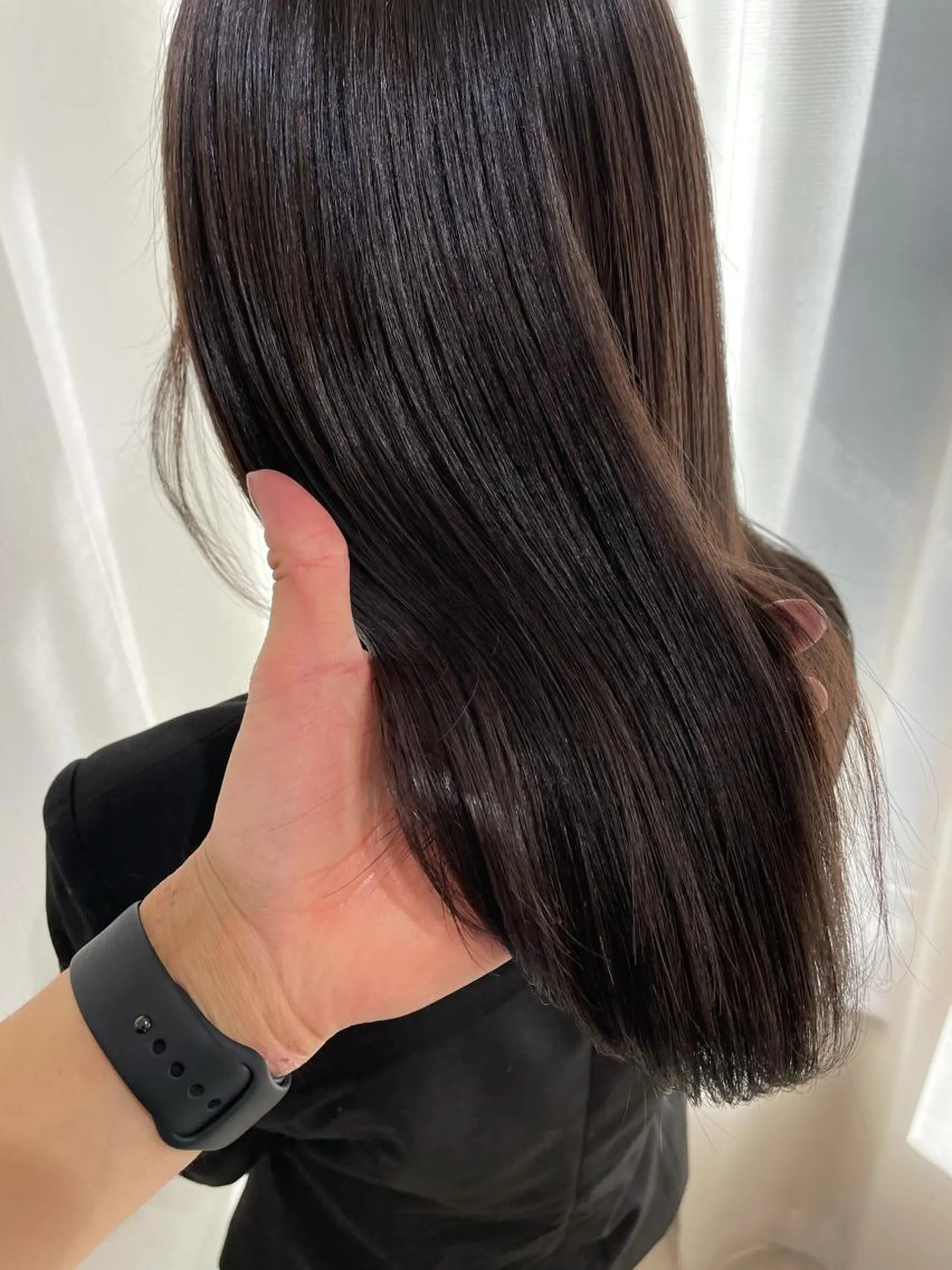セミロング カラー カット ヘアカラー トリートメント ヘッドスパ 過去一の柔髪ヘア 🌿einshairのヘアスタイル