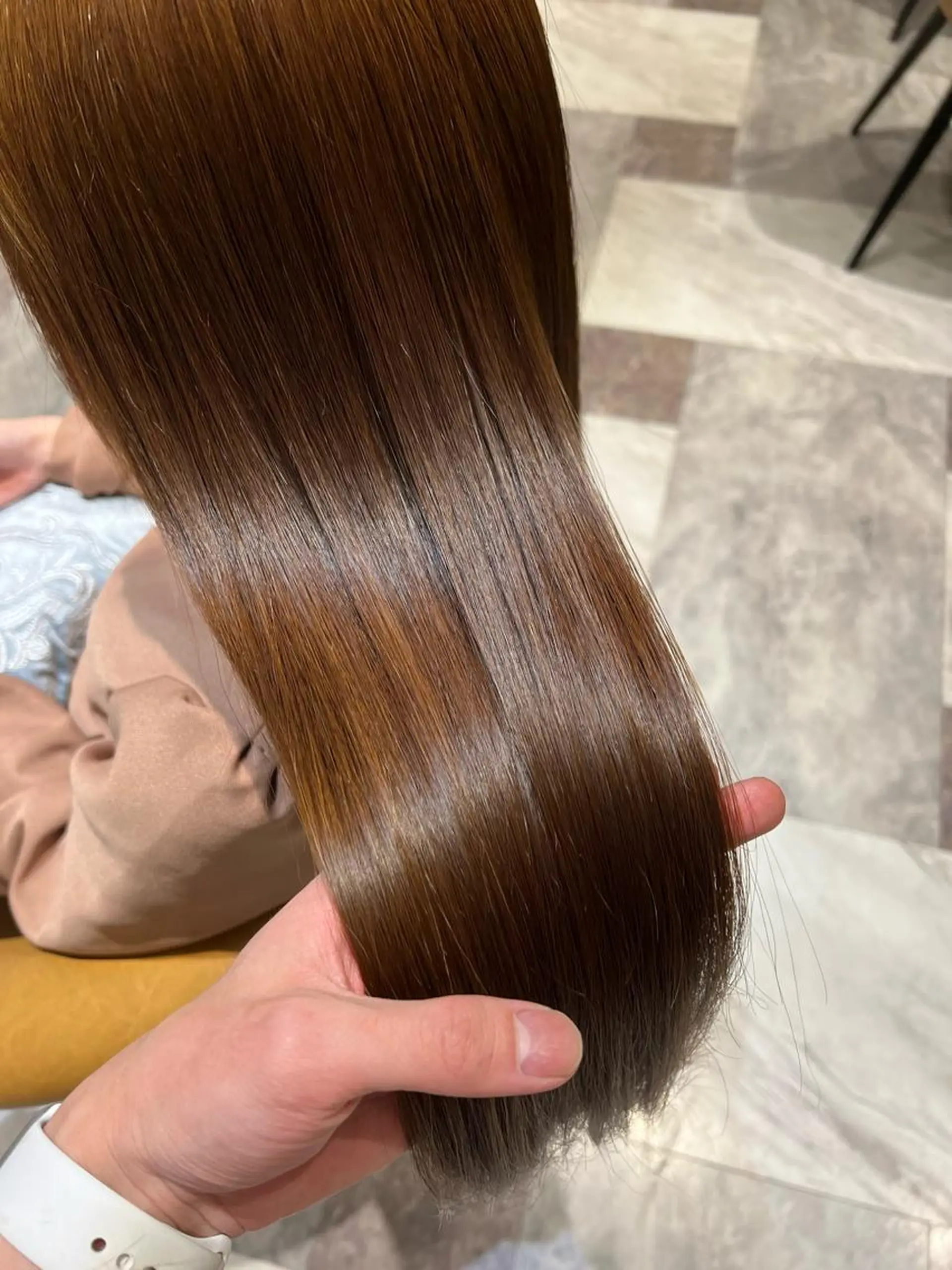 ロング カラー カット ヘアカラー トリートメント レイヤーカット/ 顔周り 五島巨幹のヘアスタイル