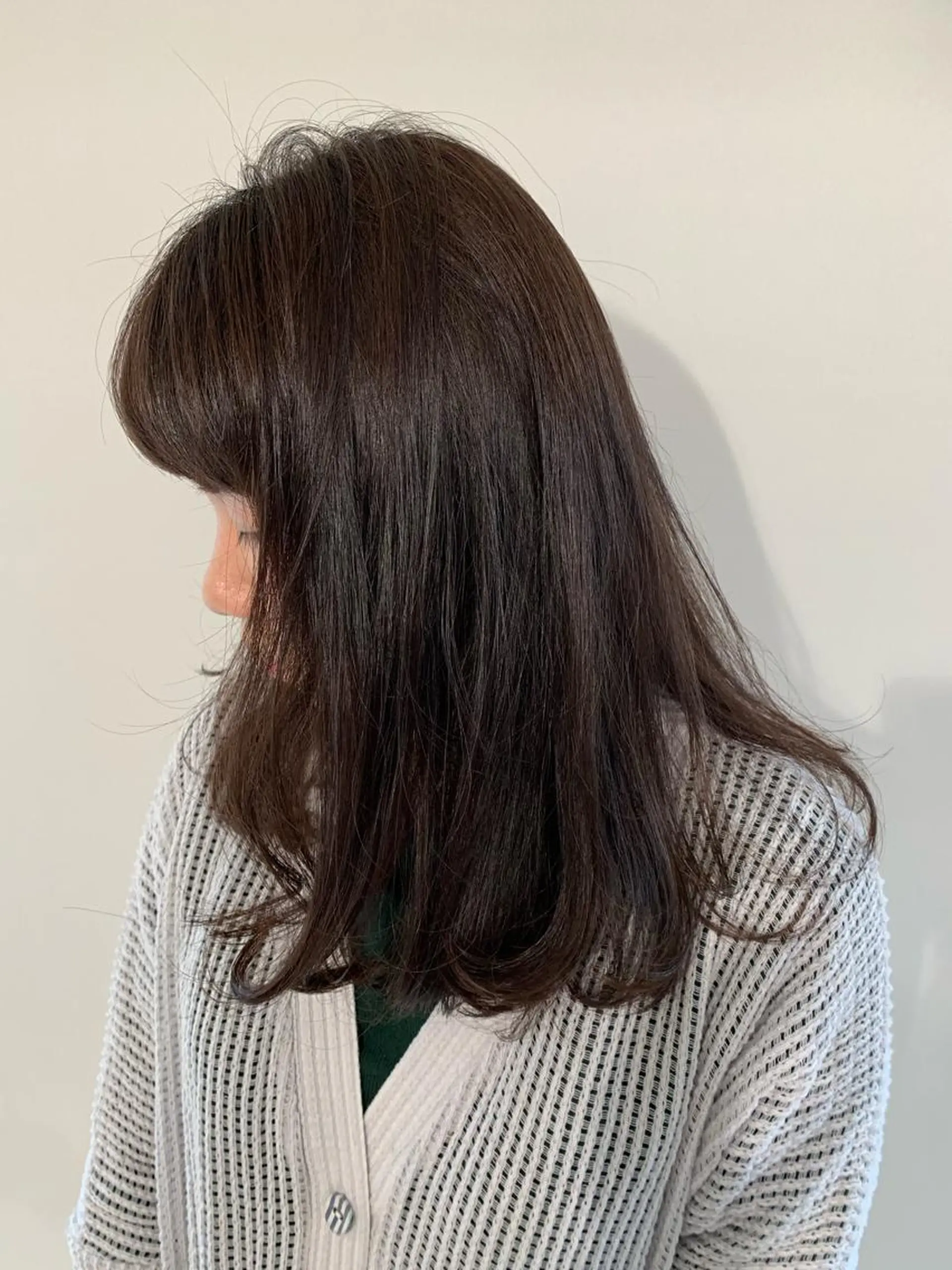 セミロング カラー パーマ ヘアアレンジ 加藤 綾華のヘアスタイル