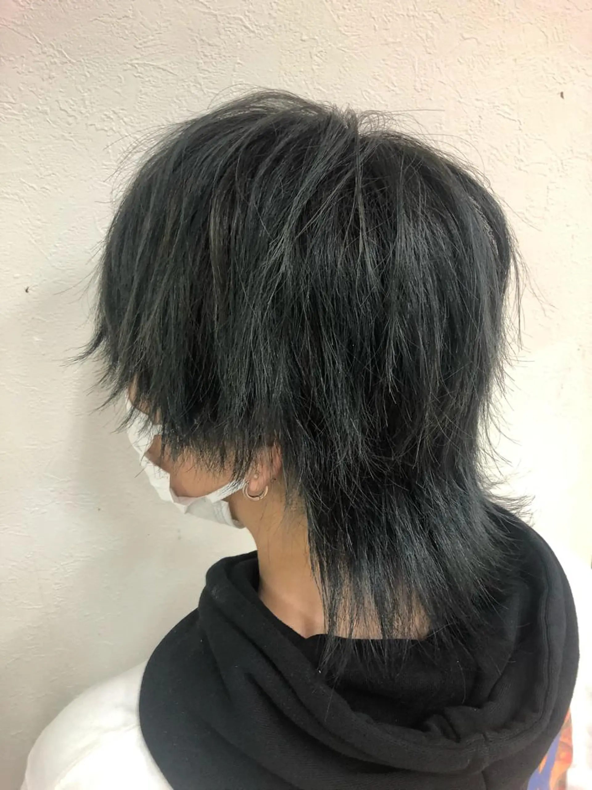 ショート カラー ダブルスキルエクステ /羽エクステ白石宇由のヘアスタイル