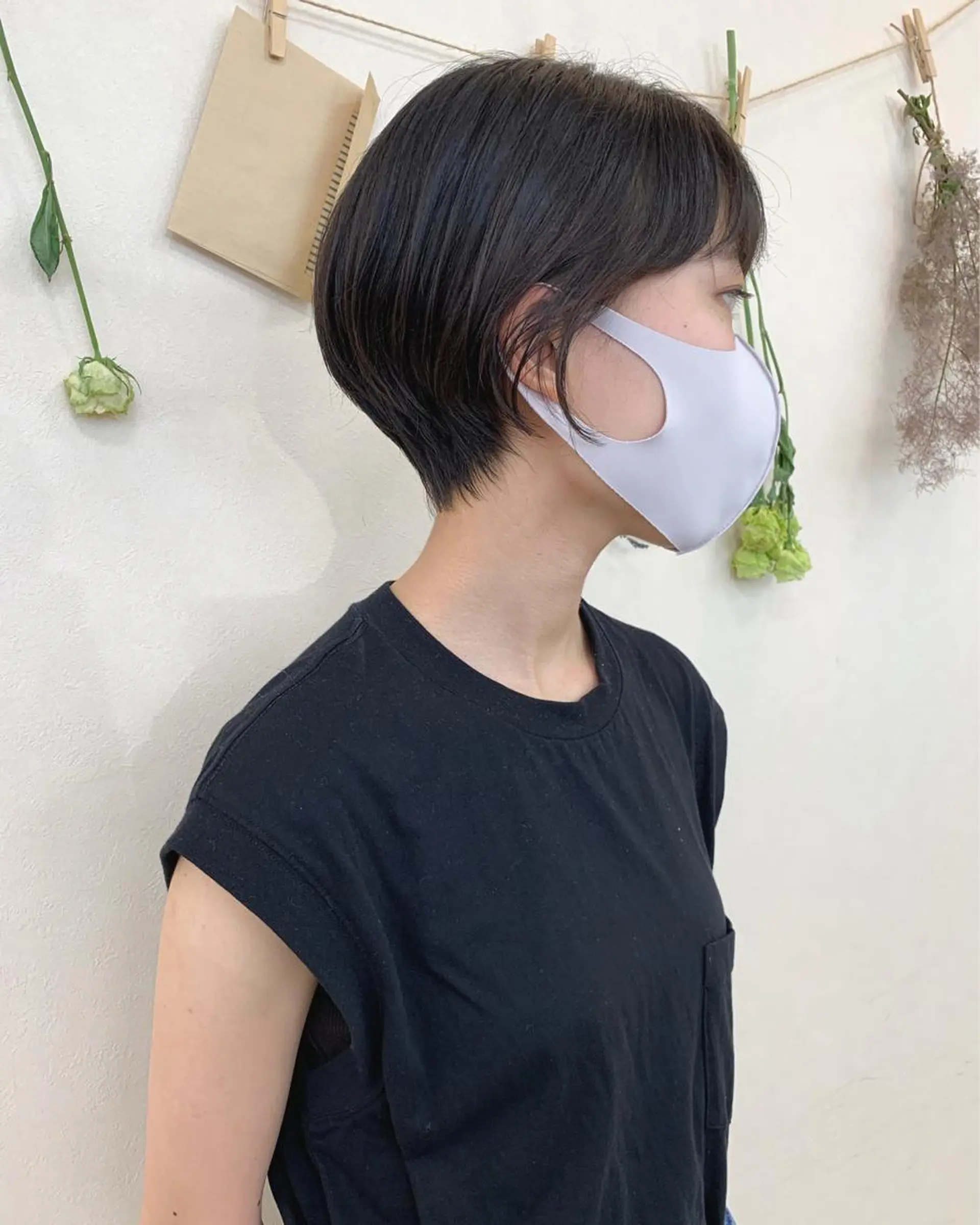 ショート 切りっぱなしボブ ショートボブ ハンサムショート 丸みショート ボブ カット トリートメント 初めてのショート お任せください✂️のヘアスタイル