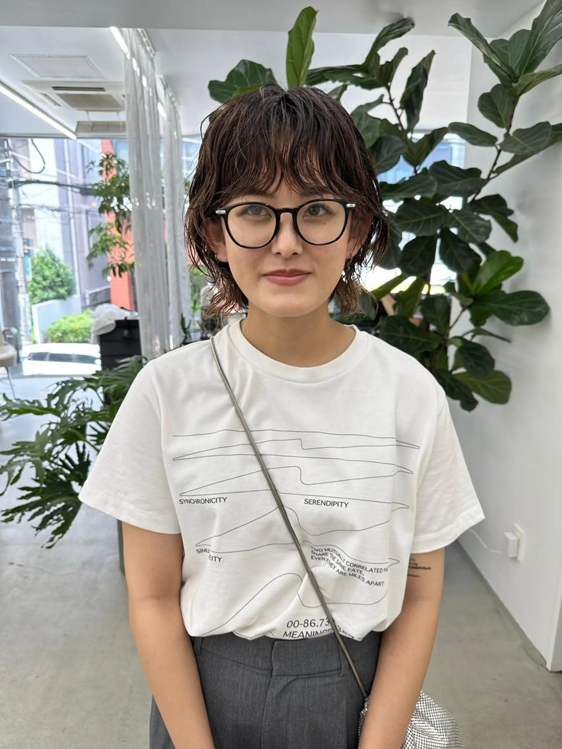 ショート パーマ ボブレイヤー ボブ レイヤーカット ショートヘア カット パーマ トリートメント ボブ/レイヤー/ケア パーマ/リュウタのヘアスタイル