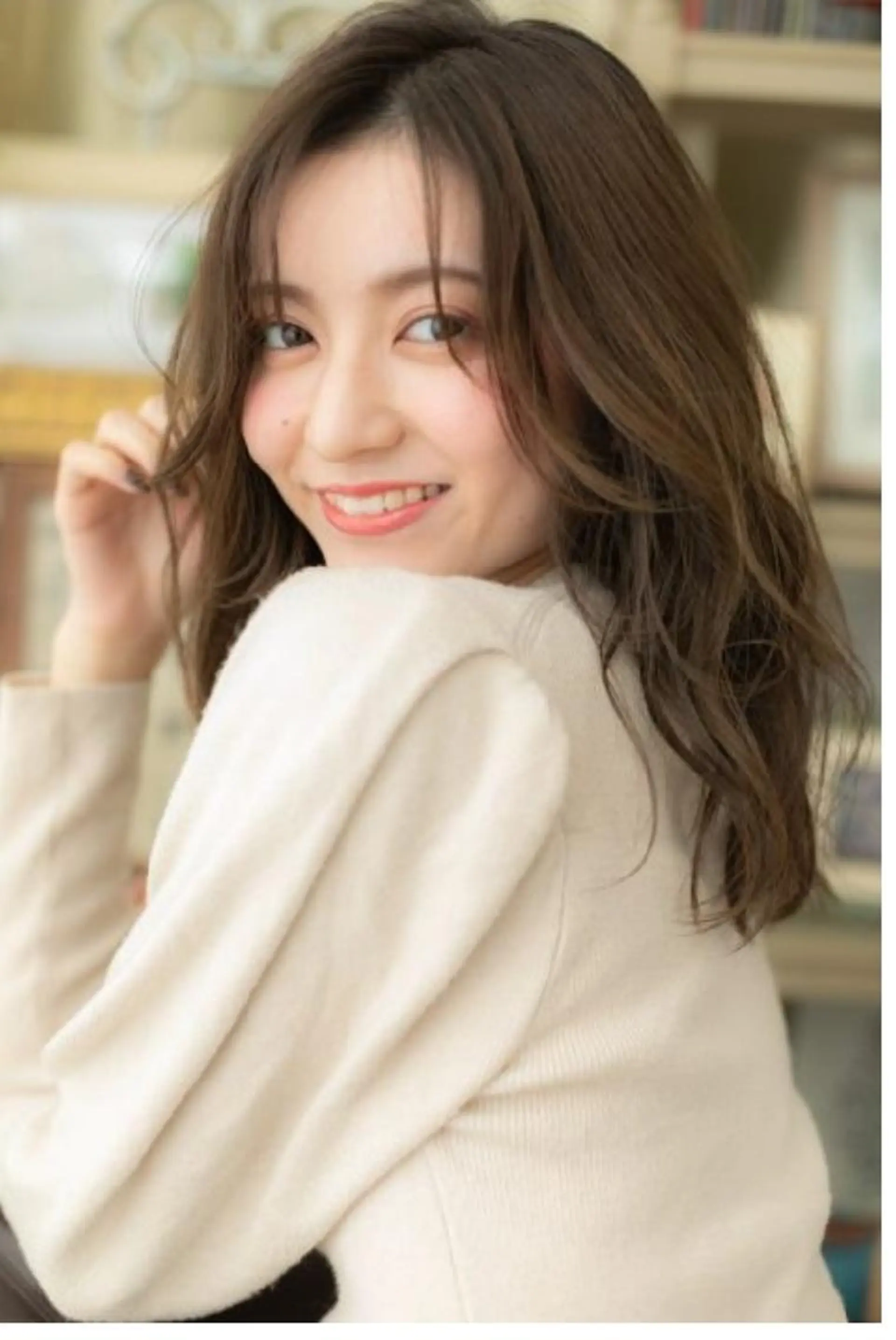 セミロング パーマ 中野 雄介のヘアスタイル