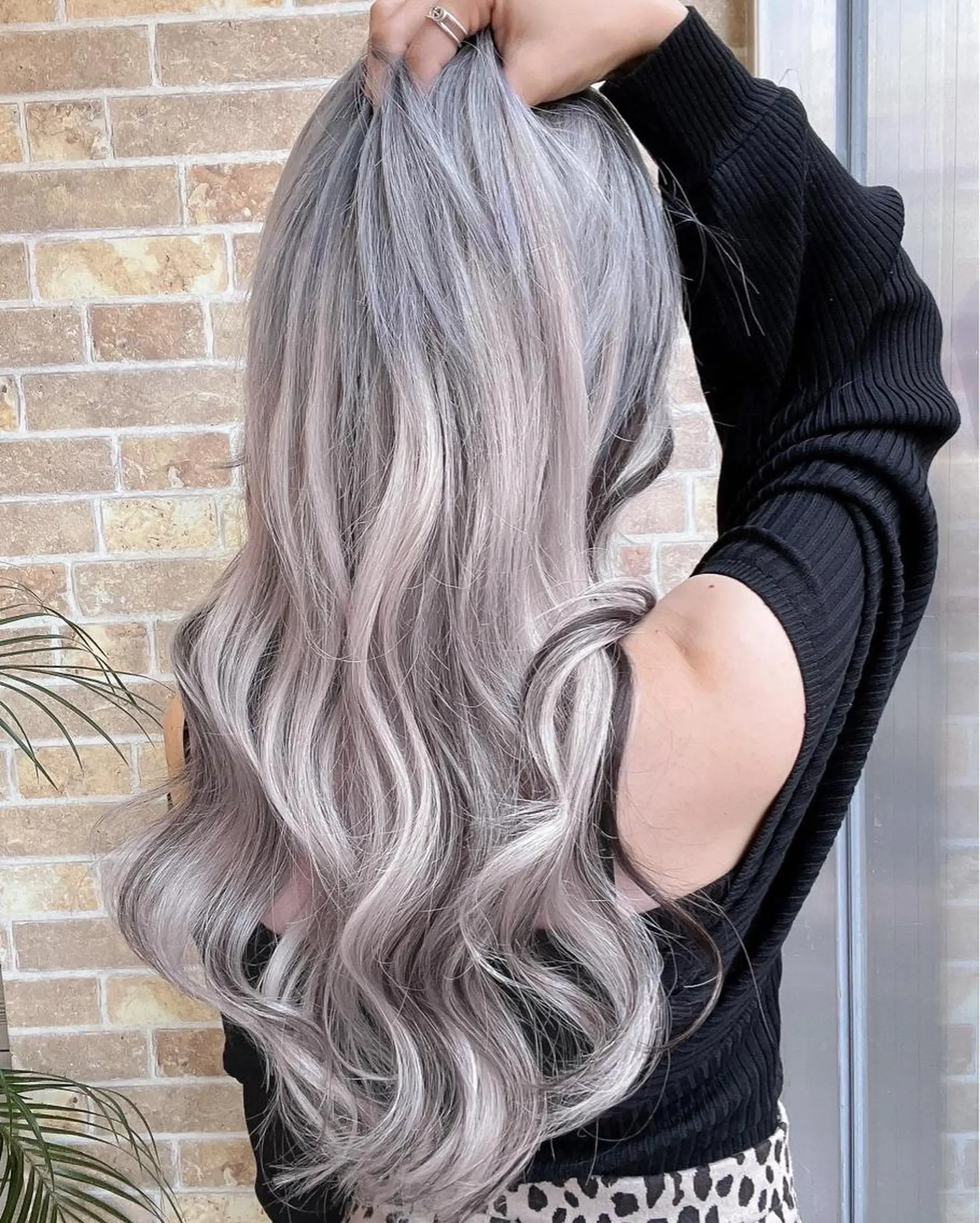 ロング シールエクステ エクステ 北沢 隆のヘアスタイル