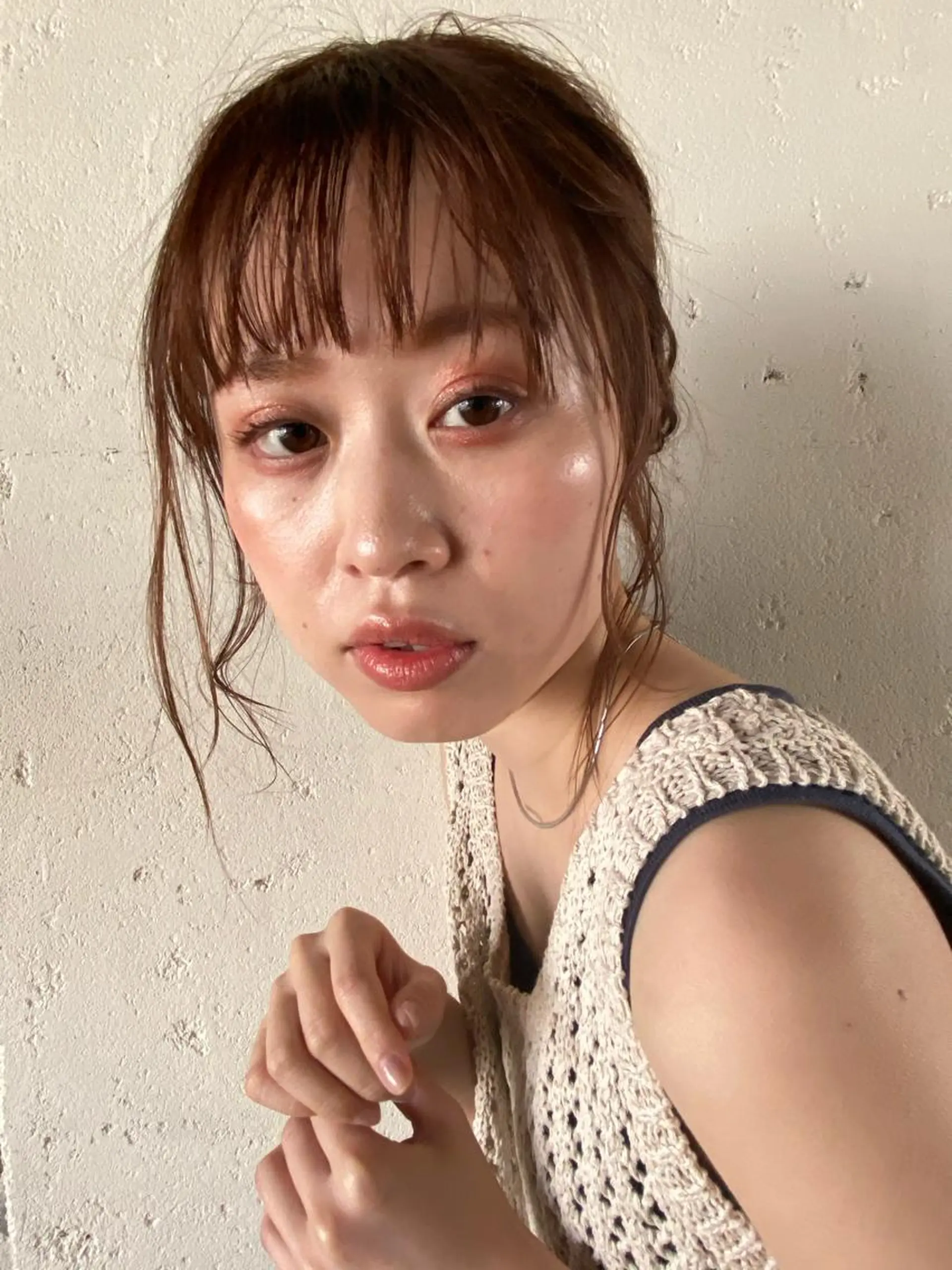 ロング カラー ヘアカラー トリートメント 角岡 真帆のヘアスタイル