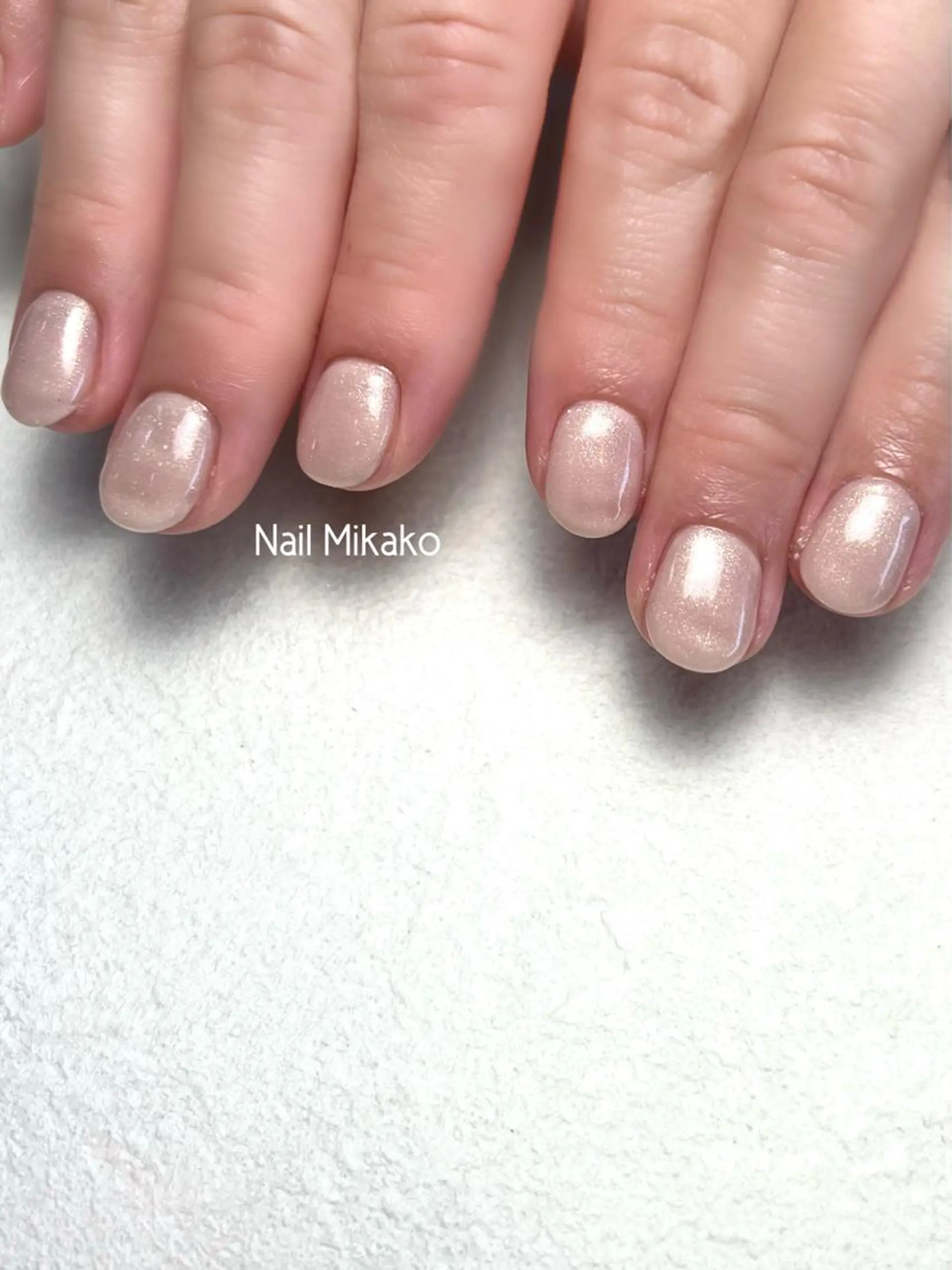 ネイル オフィスネイル ワンカラーネイル シンプルネイル Nail Mikakoのネイルデザイン