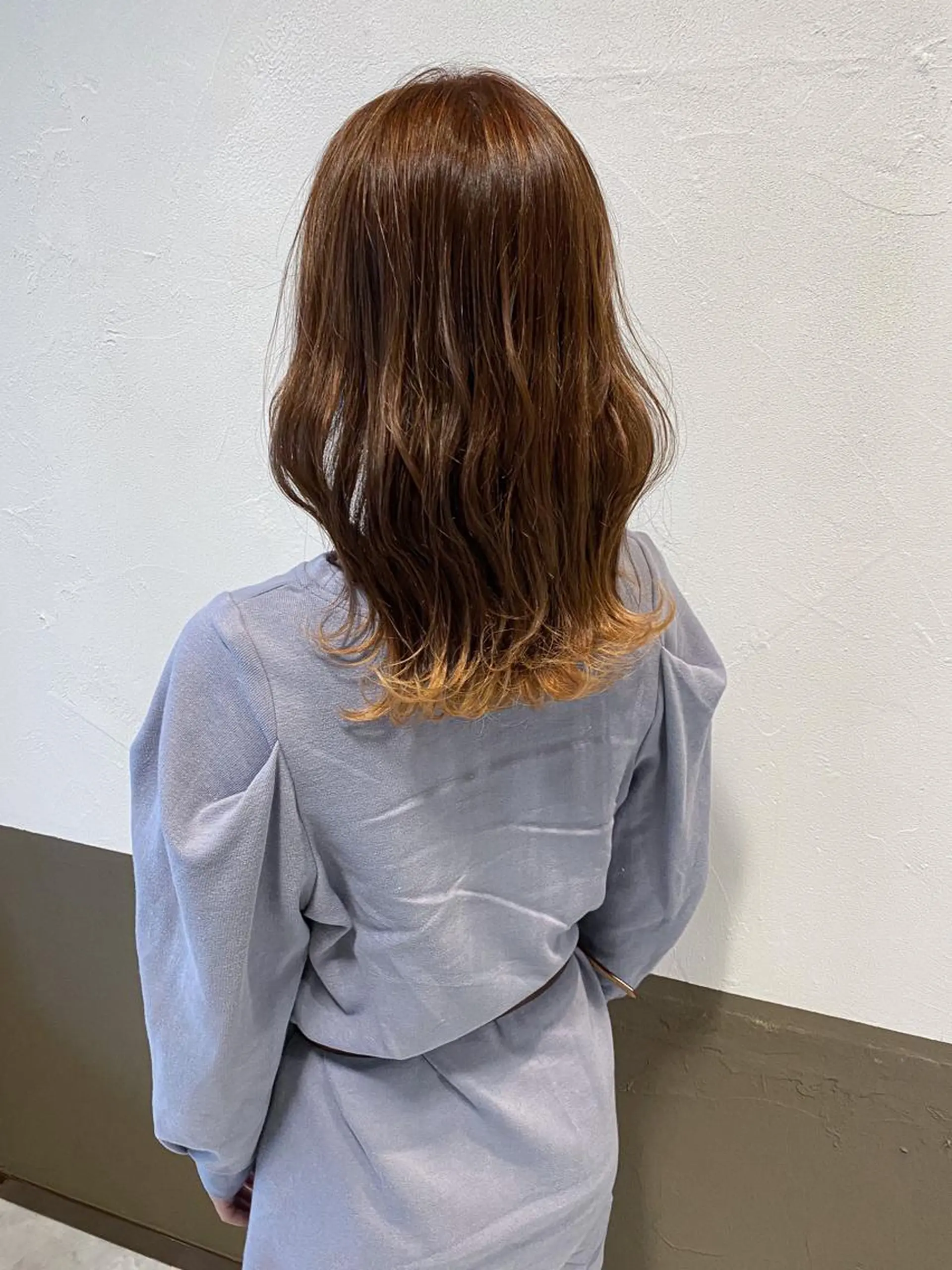 ミディアム カラー 坂井田 浩樹のヘアスタイル