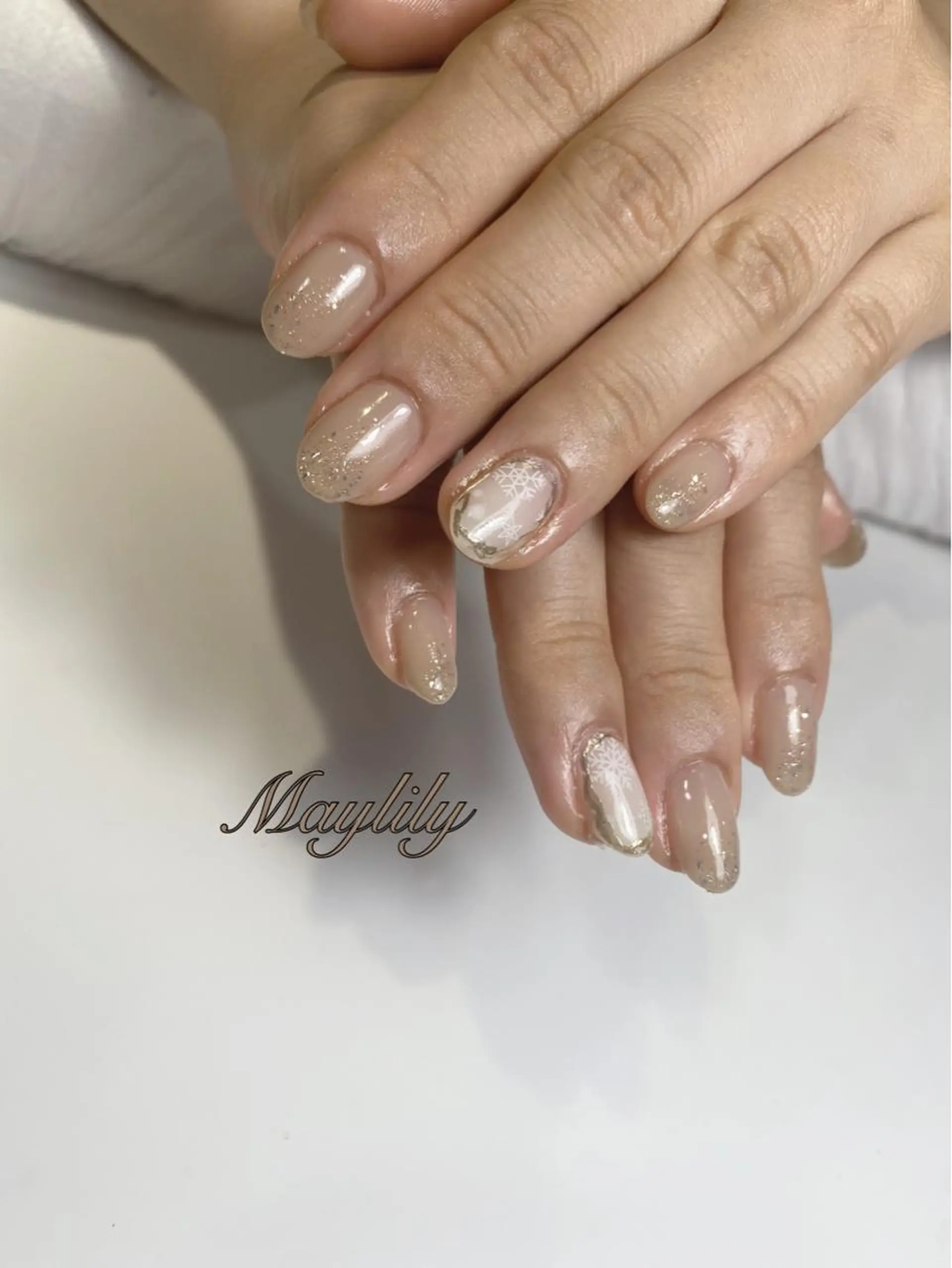 ネイル 持ち込み ハンドネイル Nail salon Maylilyのネイルデザイン