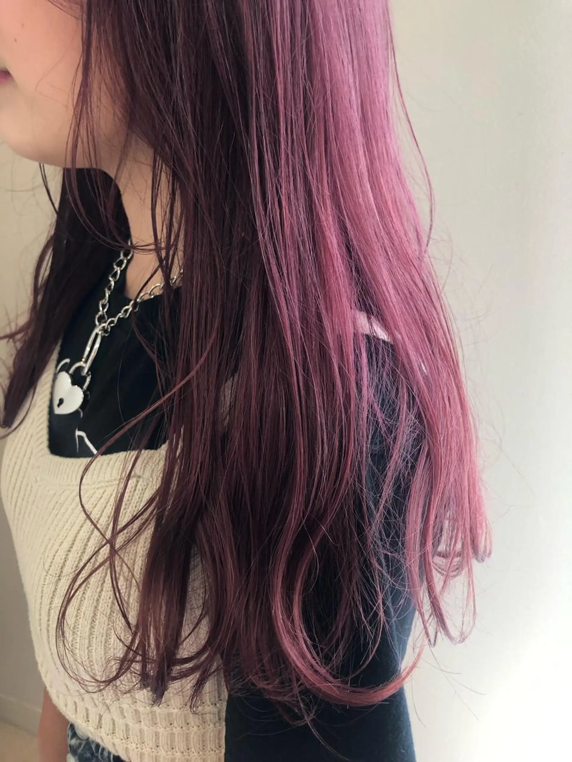 ロング カラー ヘアカラー トリートメント 盛れるレイヤーカット 得意🌹井上美沙のヘアスタイル