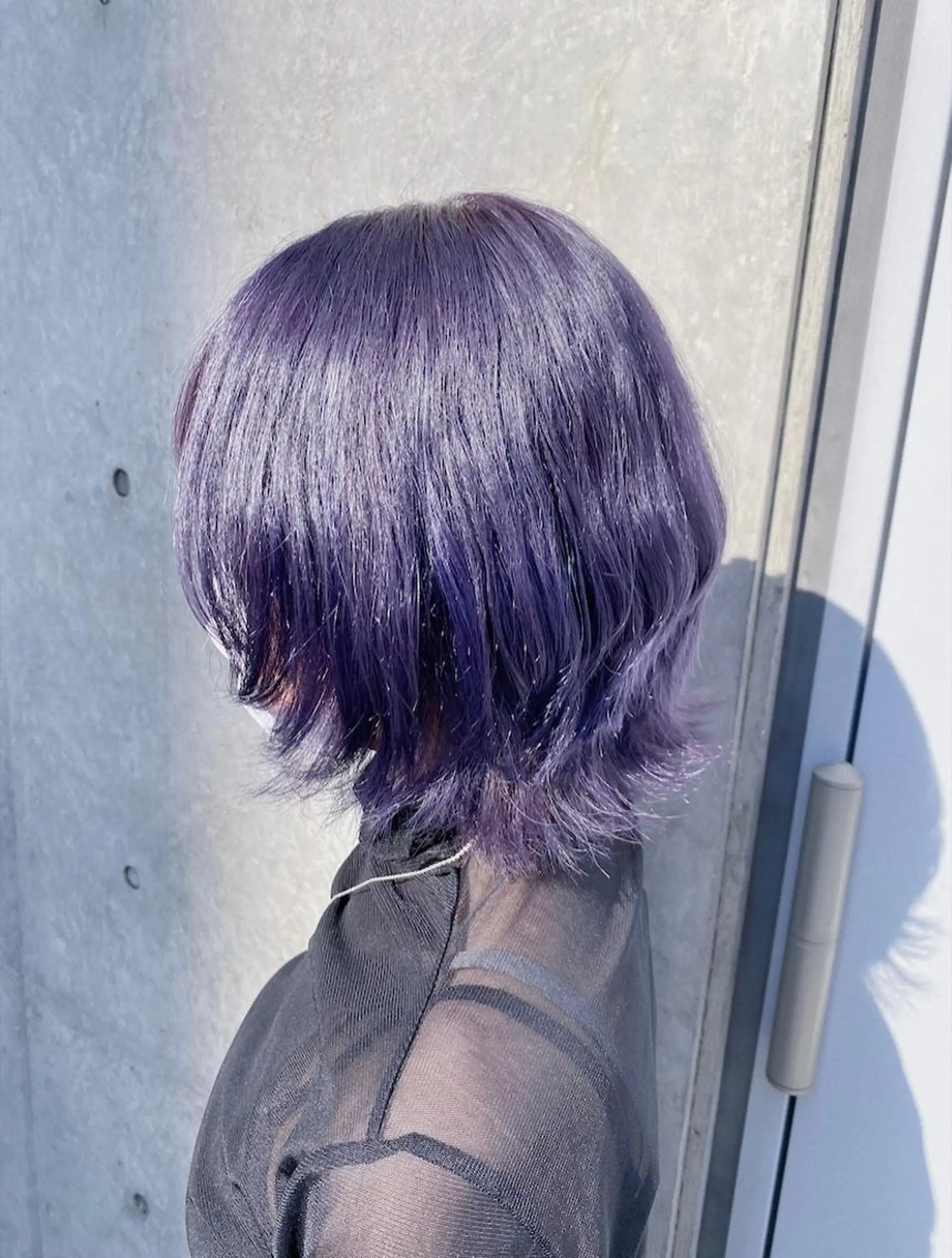 ミディアム カラー ヘアアレンジ ヘアカラー トリートメント 韓国レイヤーカット/ 儚げカラーチナツのヘアスタイル